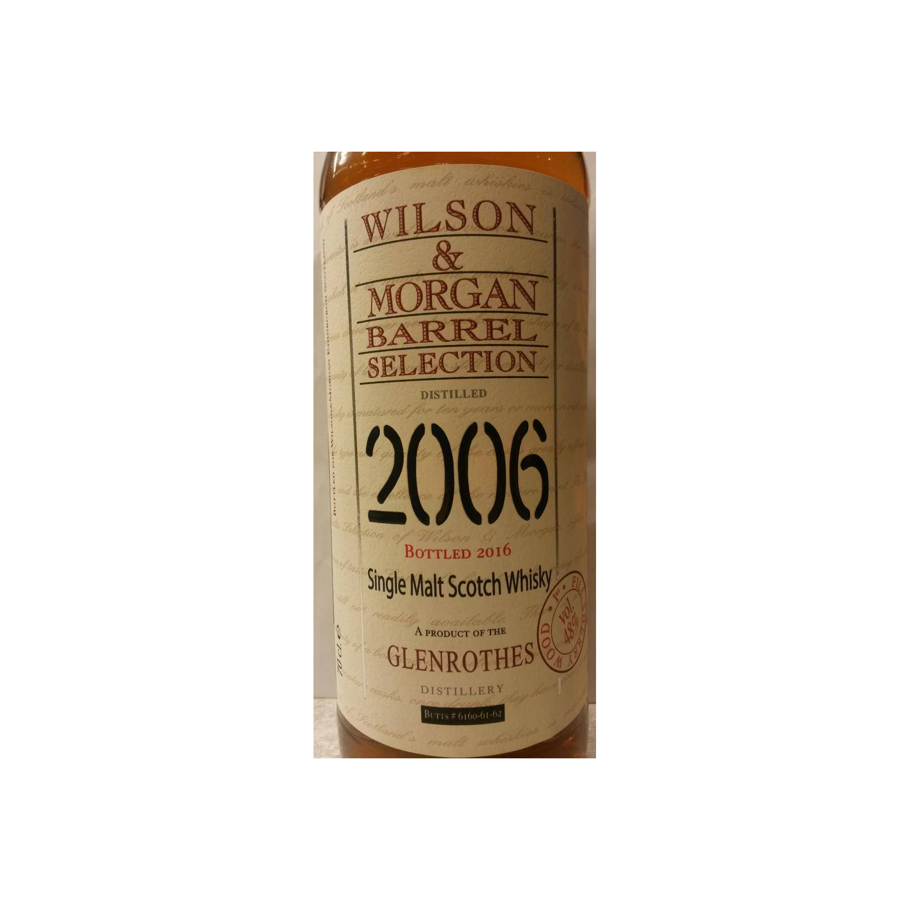 The Glenrothes Barrel Selection 2006 10 Years Single Malt Whisky 2