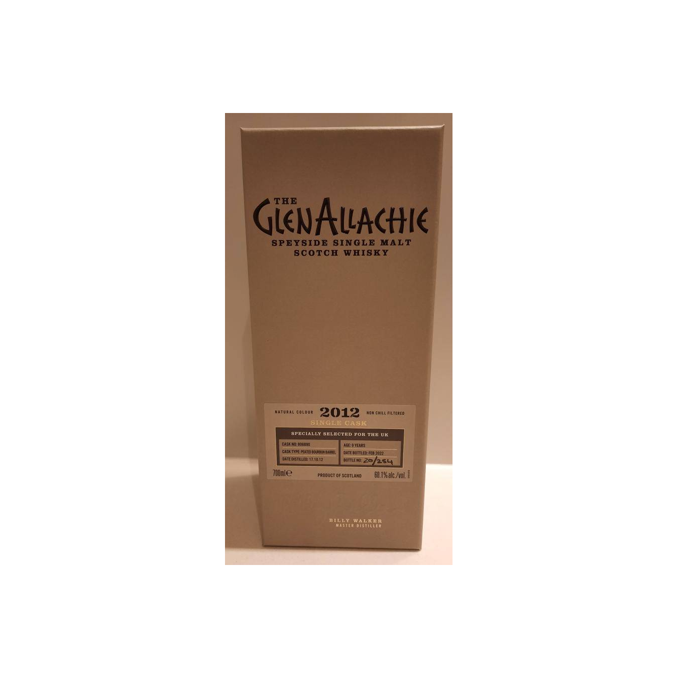 The GlenAllachie Single Cask 2012 9 Years Single Malt Whisky 3