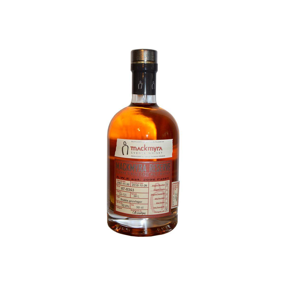 Mackmyra Reserve 2007 2 Years Single Malt Whisky