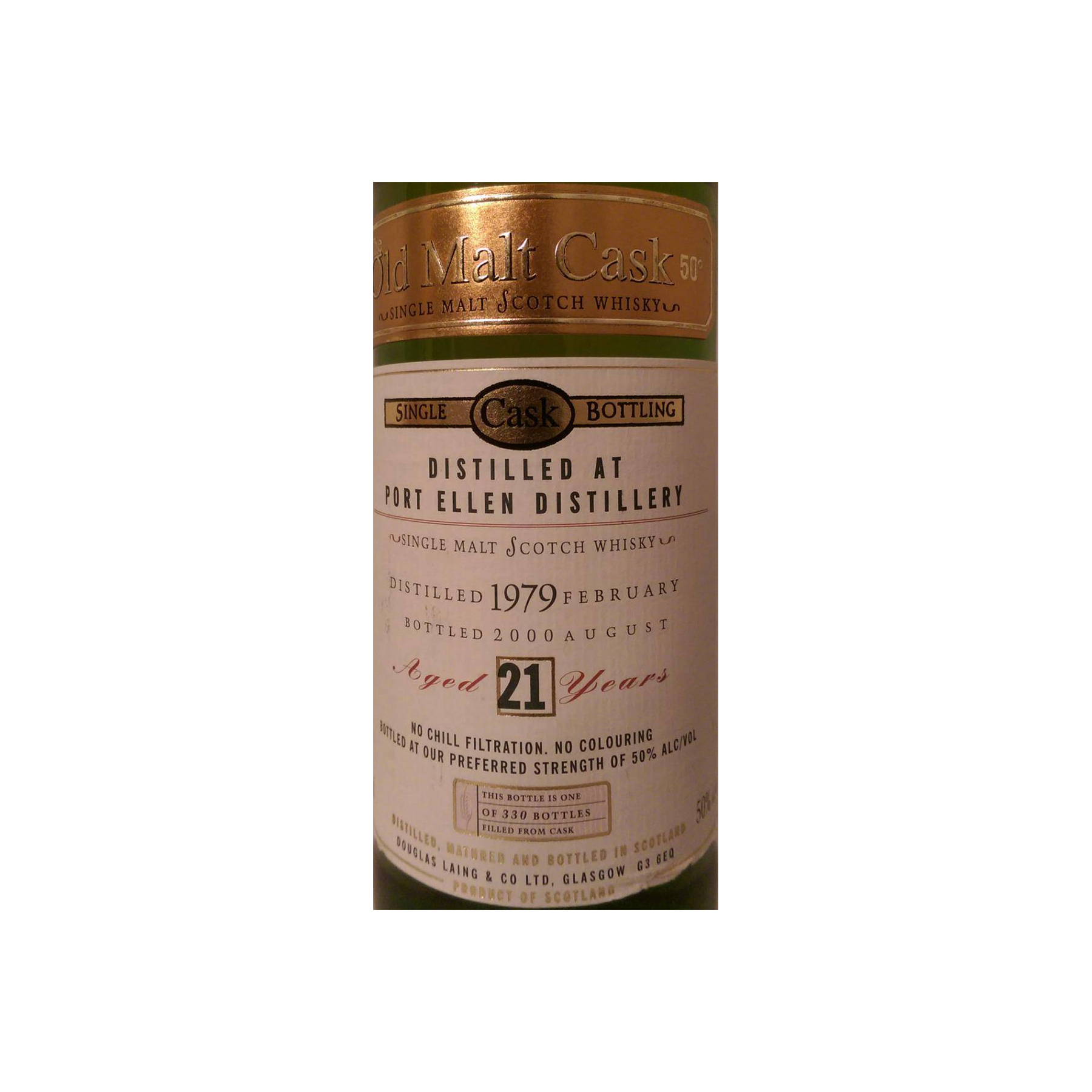 Port Ellen Old Malt Cask 1979 21 Years Single Malt Whisky 3