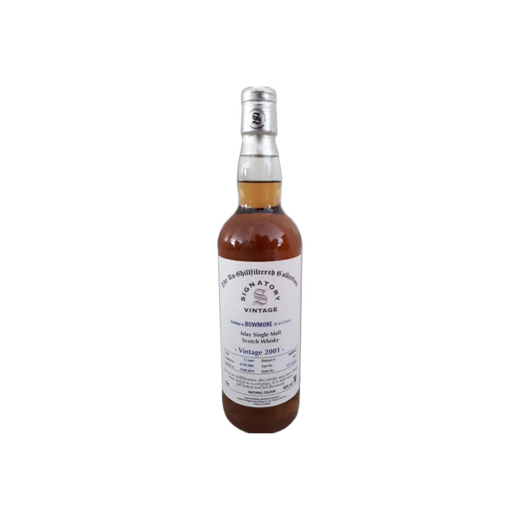 Bowmore The Un-Chillfiltered Collection 2001 12 Years Single Malt Whisky