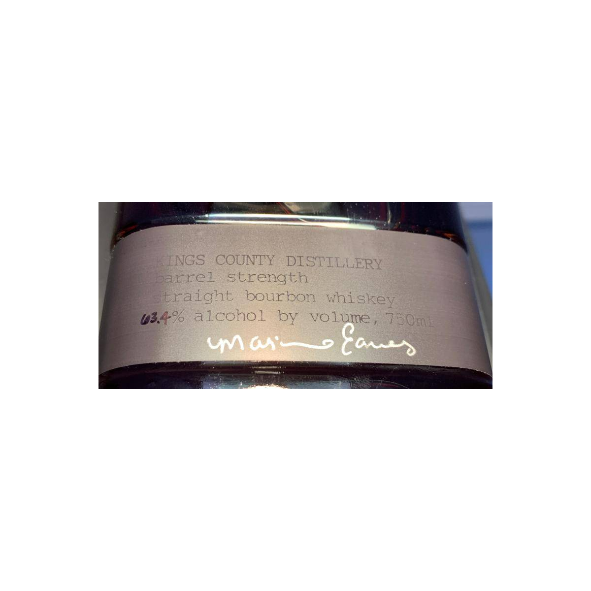 Kings County Distillery Barrel Strength 2