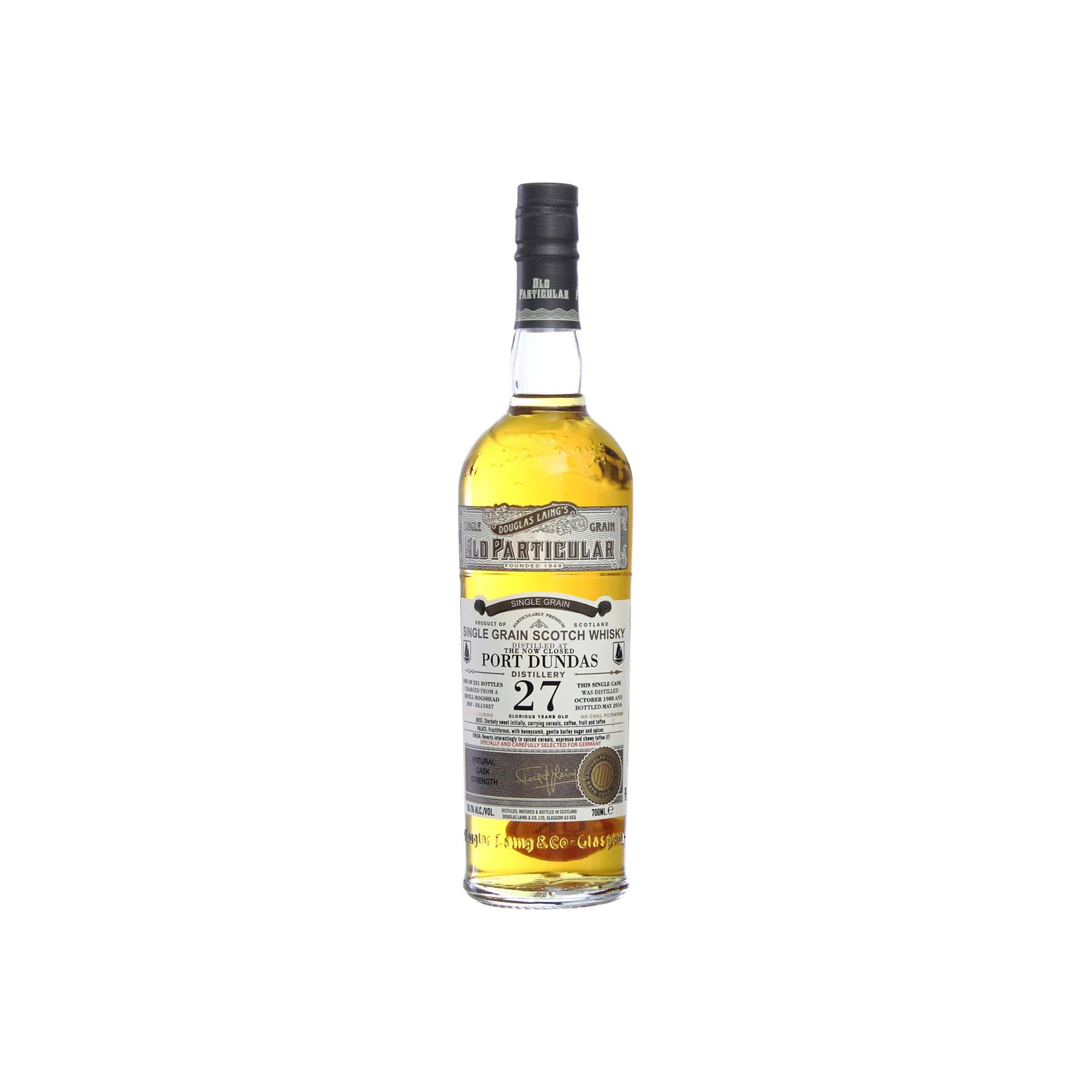 Port Dundas Old Particular 1988 27 Years Single Grain Whisky