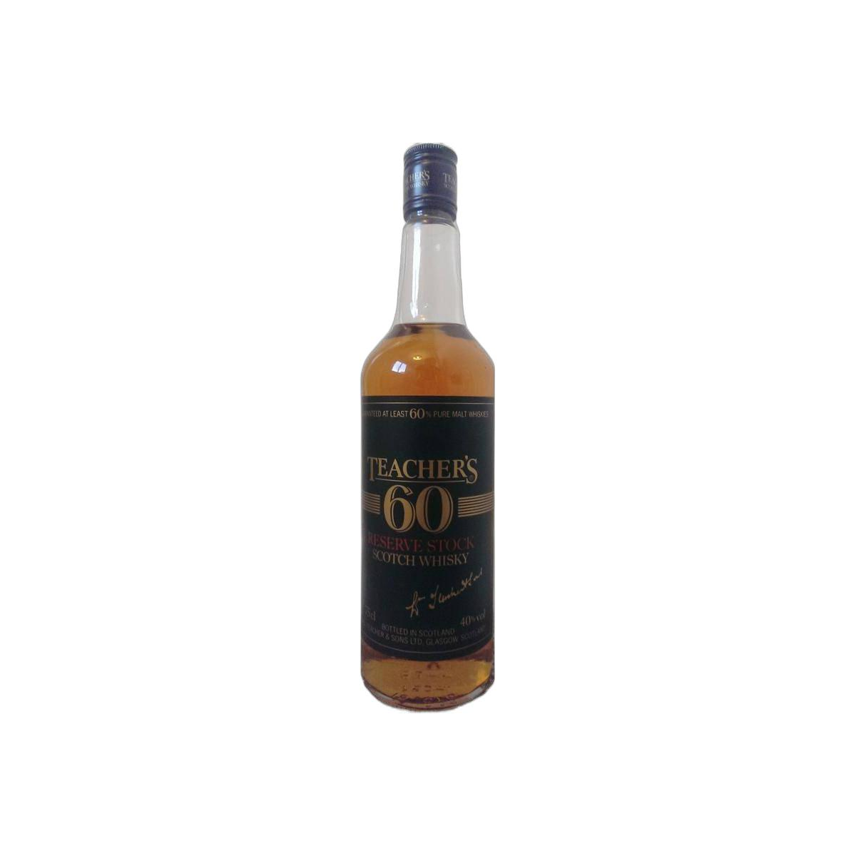 Teacher's 60 Reserve Stock 2