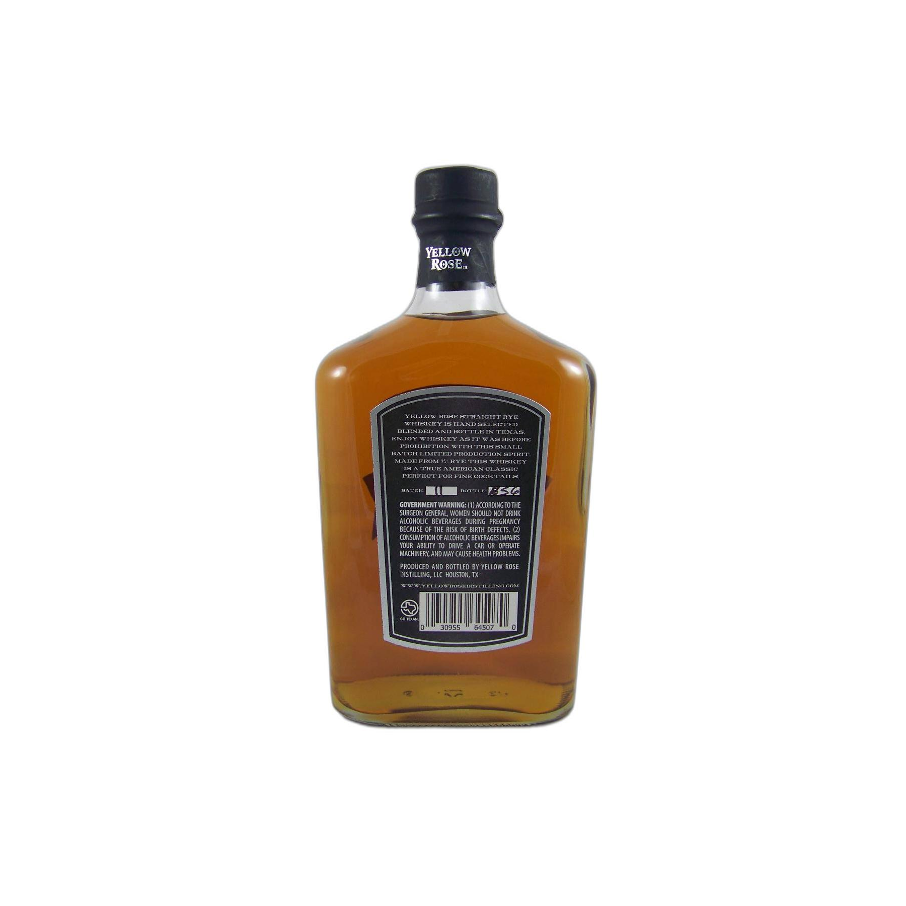 Yellow Rose (US) Straight Rye Whiskey 2