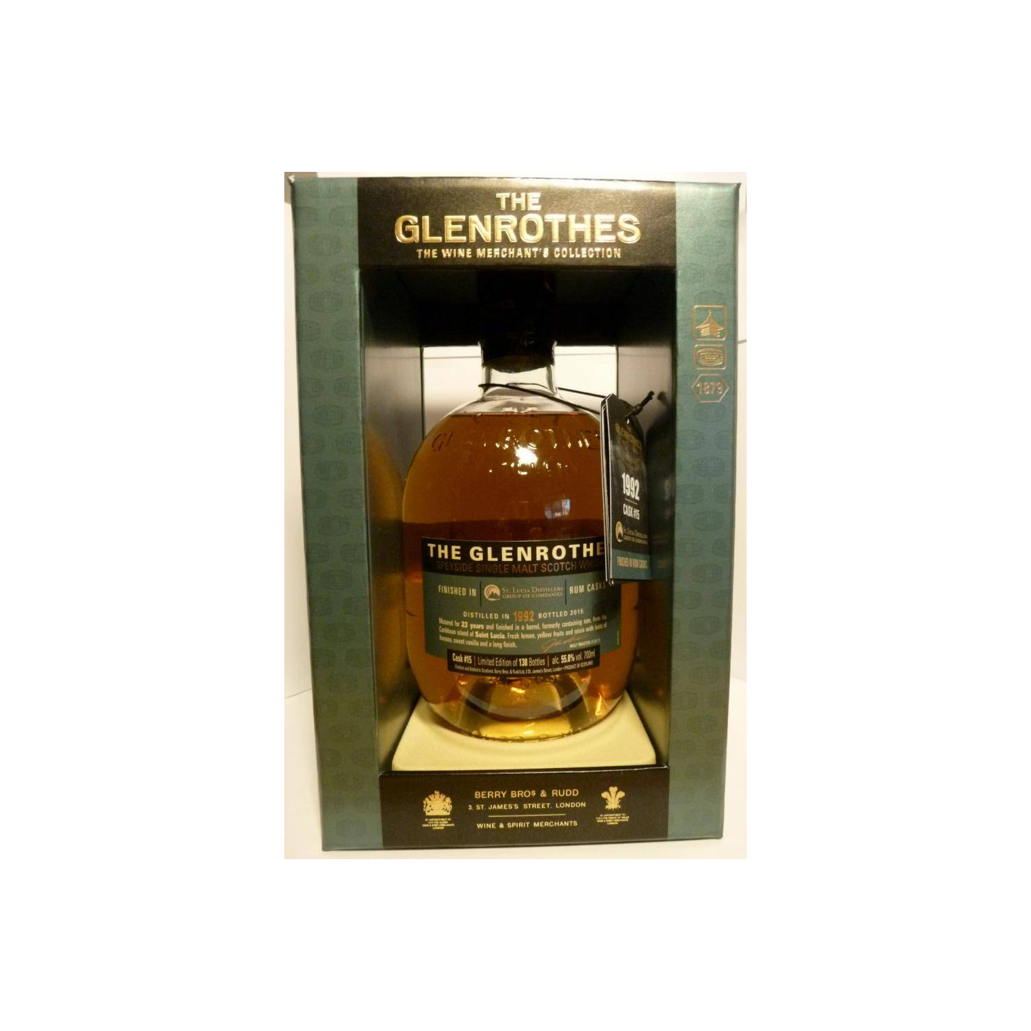 The Glenrothes 1992 23 Years Single Malt Whisky 2