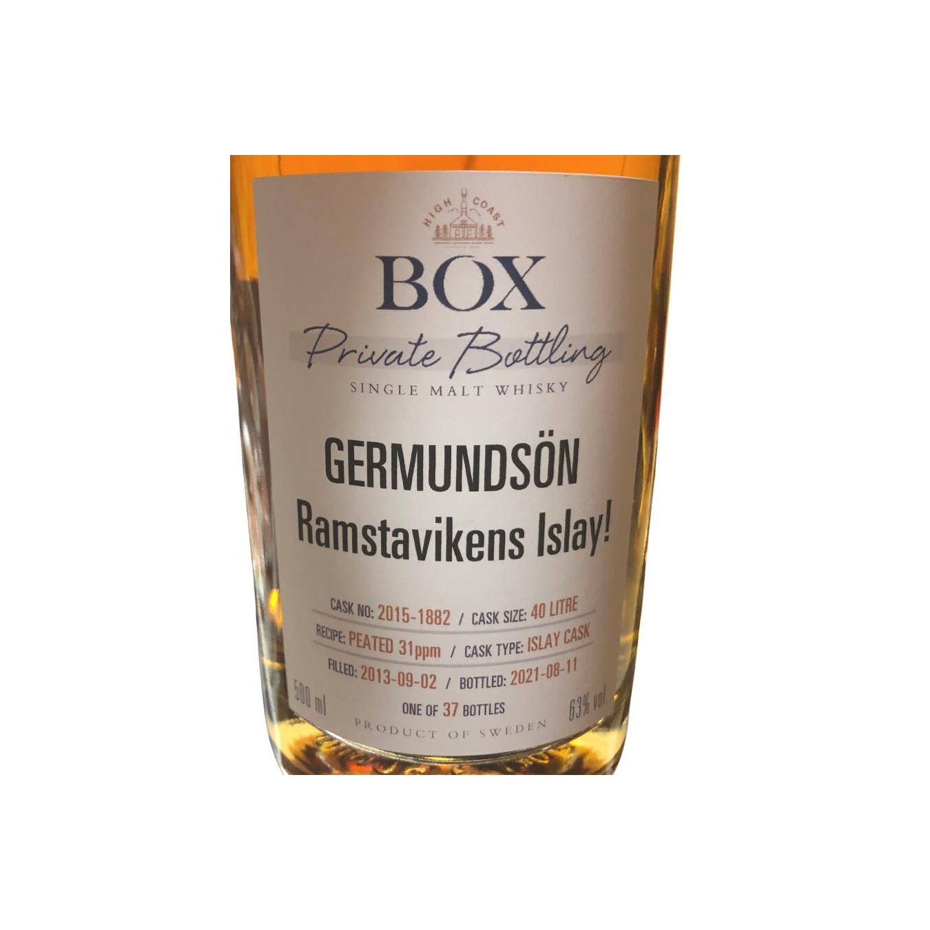 Compass Box Private Bottling 2013 7 Years Single Malt Whisky 2