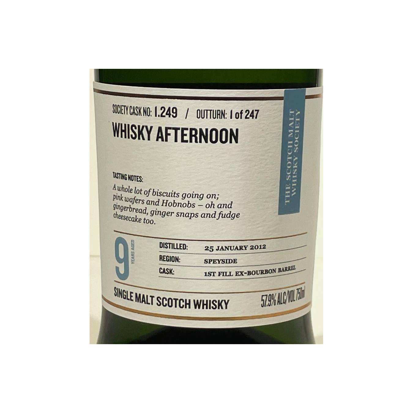 The Scotch Malt Whisky Society 2012 9 Years Single Malt Whisky 2