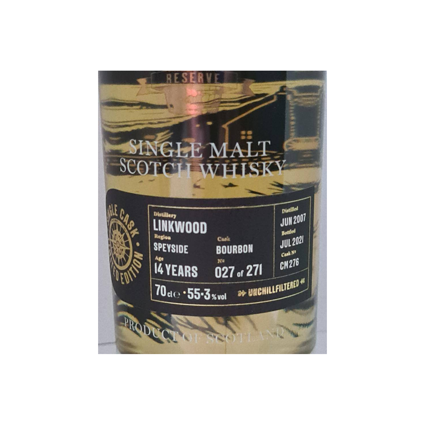 Linkwood 2007 14 Years Single Malt Whisky 3