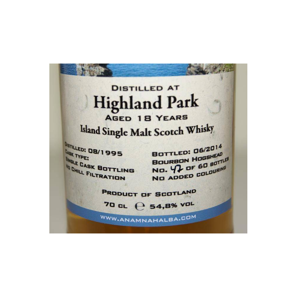 Highland Park 1995 18 Years Single Malt Whisky 2