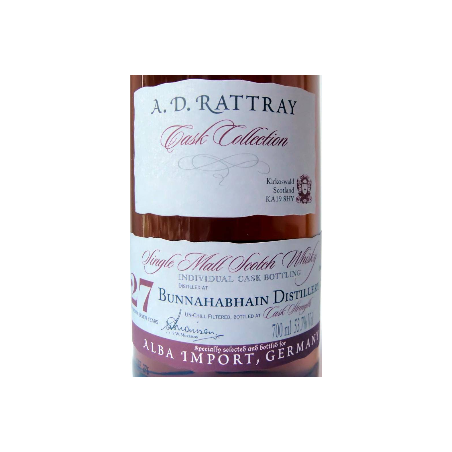 Bunnahabhain Individual Cask Bottling 1988 27 Years Single Malt Whisky 2