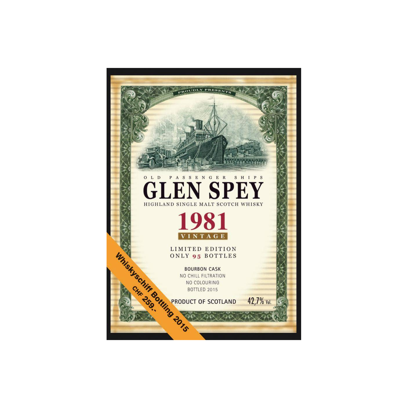 Glen Spey 1981 34 Years Single Malt Whisky