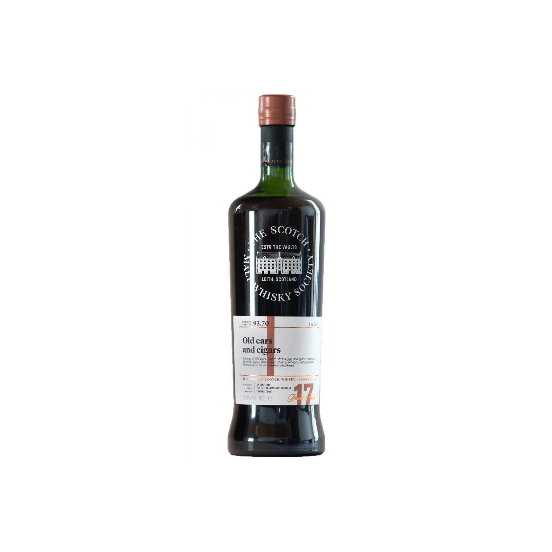 The Scotch Malt Whisky Society 1999 17 Years Single Malt Whisky