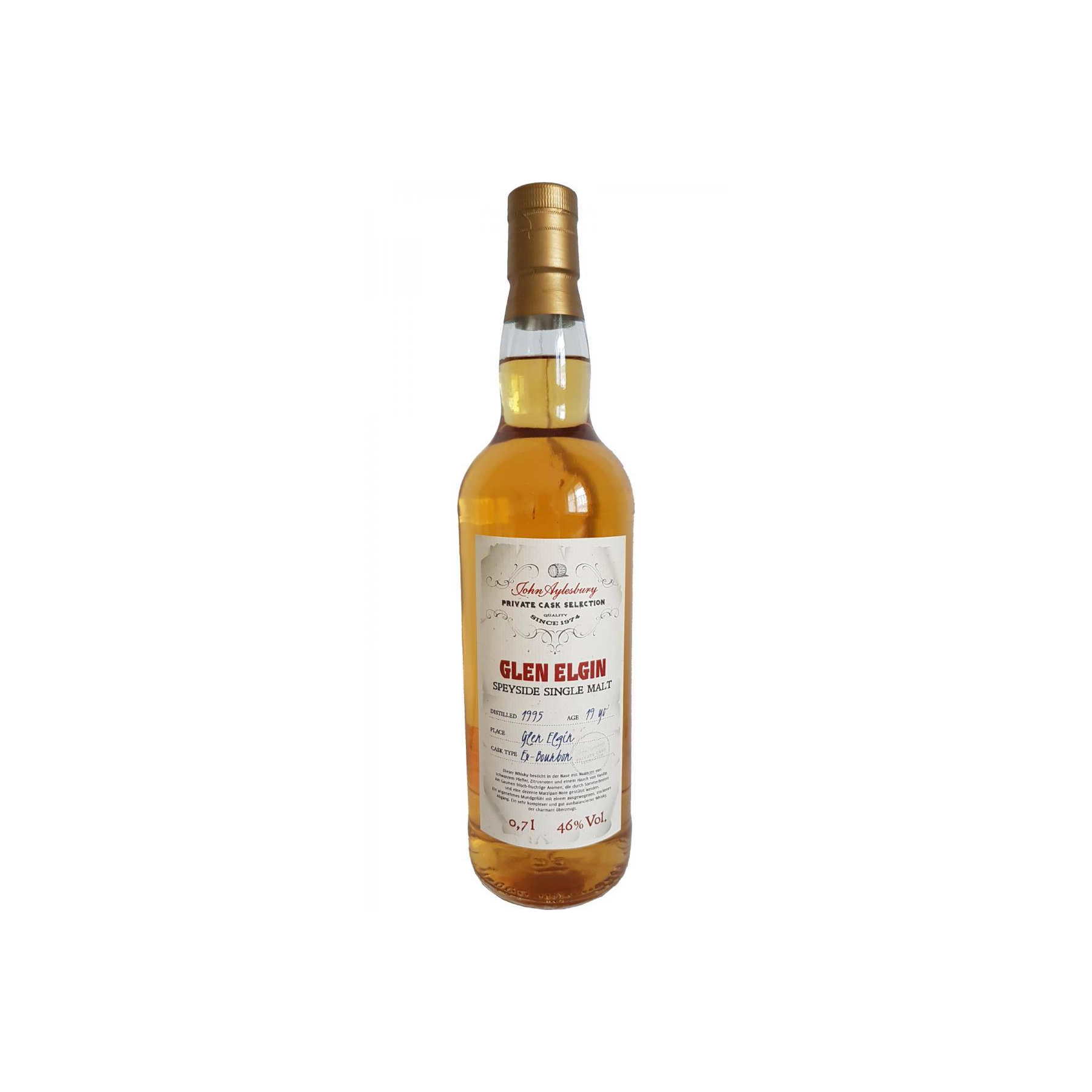 Glen Elgin 1995 19 Years Single Malt Whisky