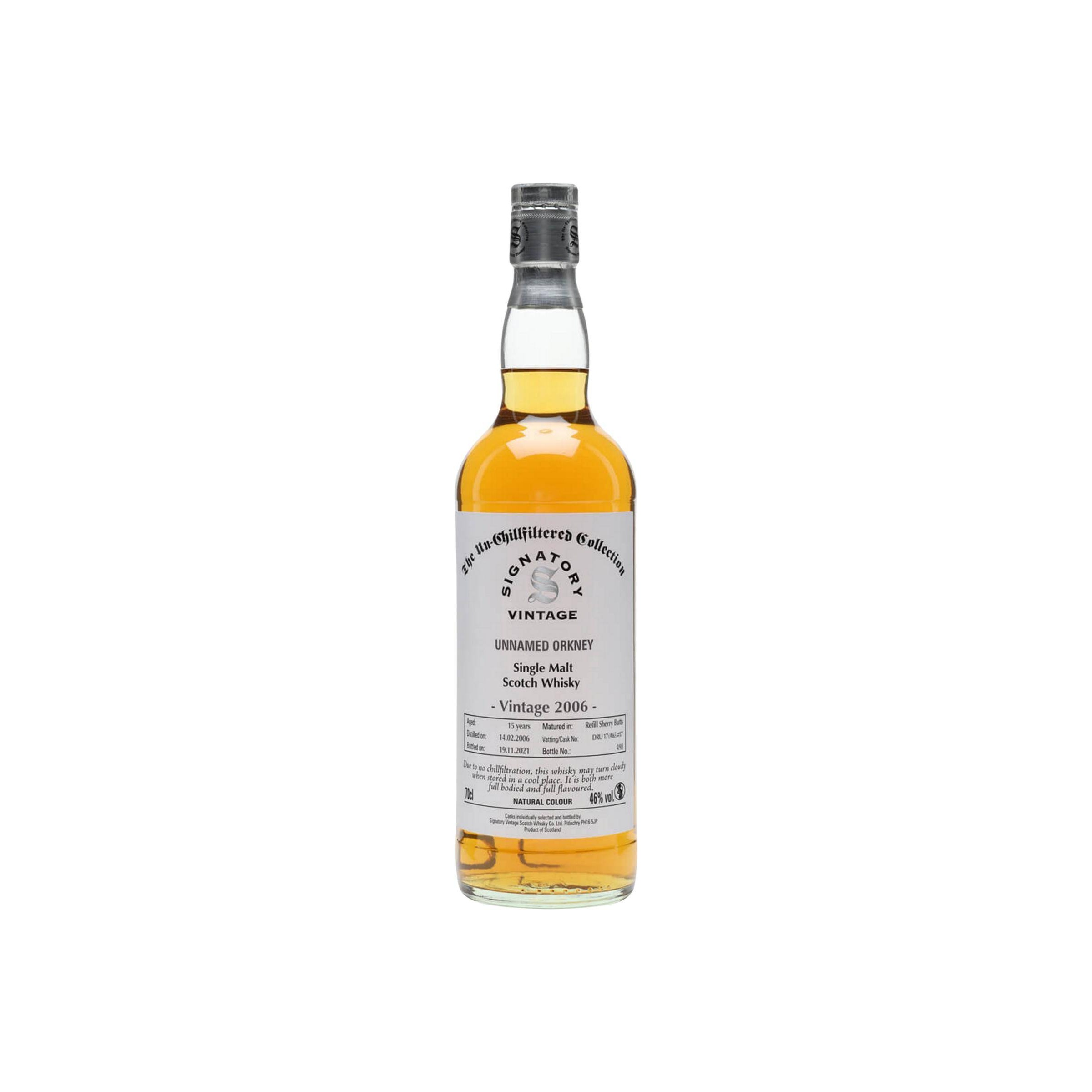Signatory Vintage The Un-Chillfiltered Collection 2006 15 Years Single Malt Whisky