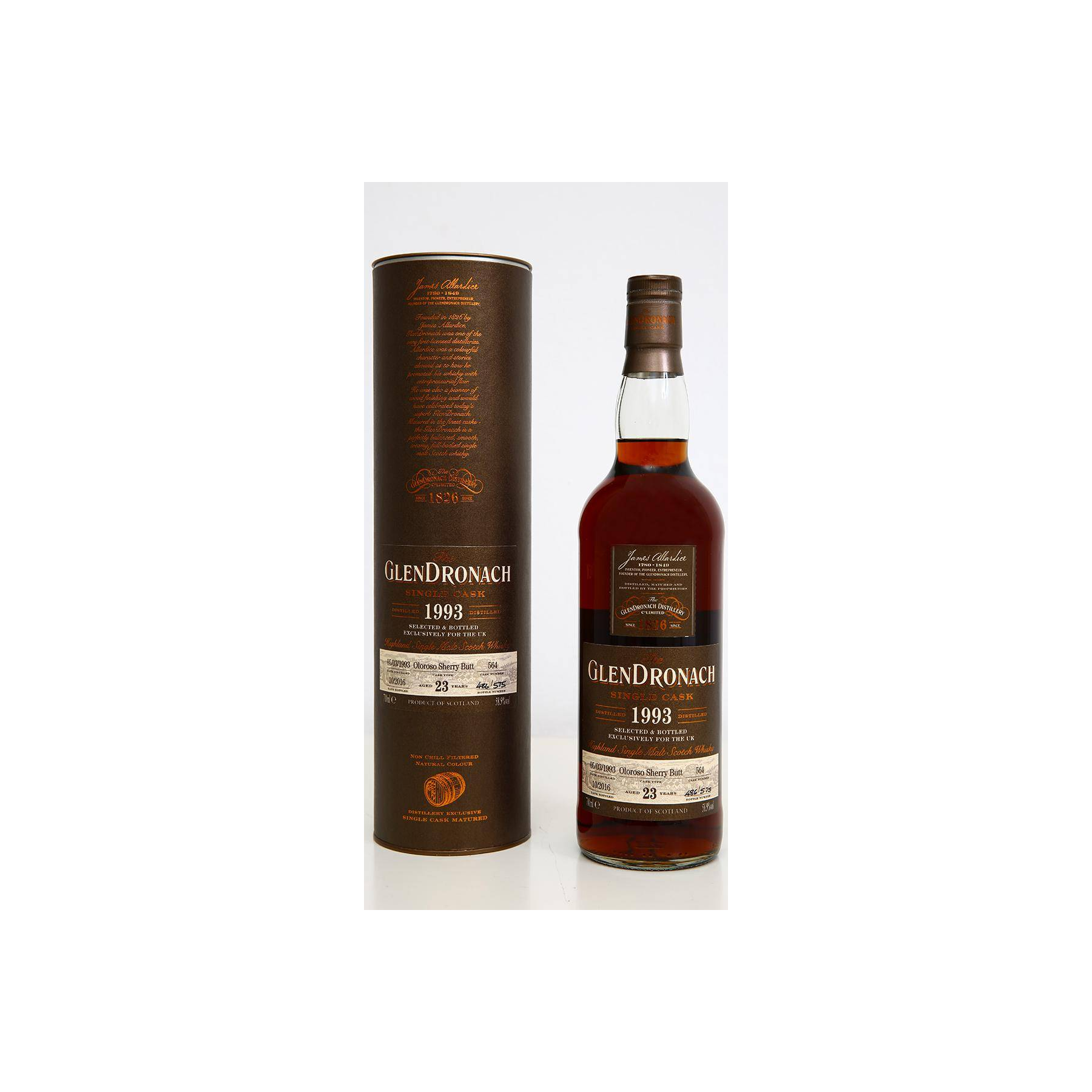 GlenDronach Single Cask 1993 23 Years Single Malt Whisky 2
