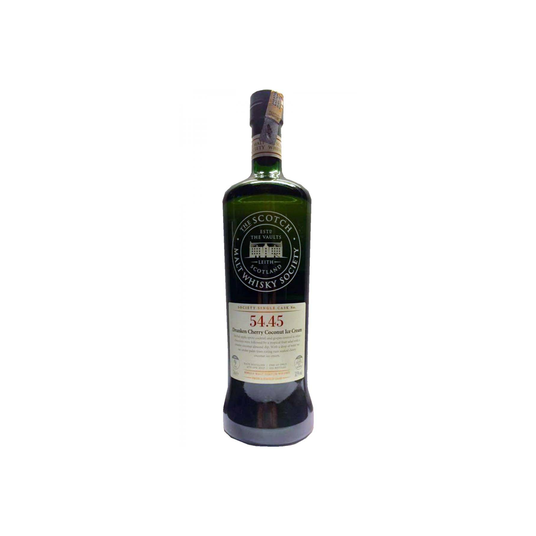 The Scotch Malt Whisky Society 2007 9 Years Single Malt Whisky