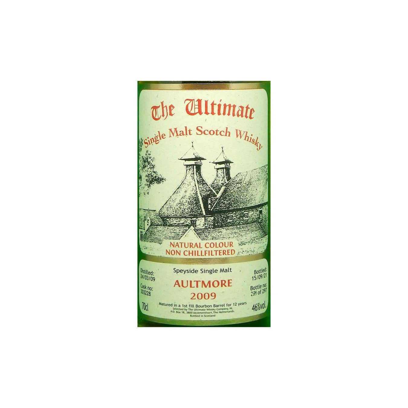 Aultmore The Ultimate 2009 12 Years Single Malt Whisky 3