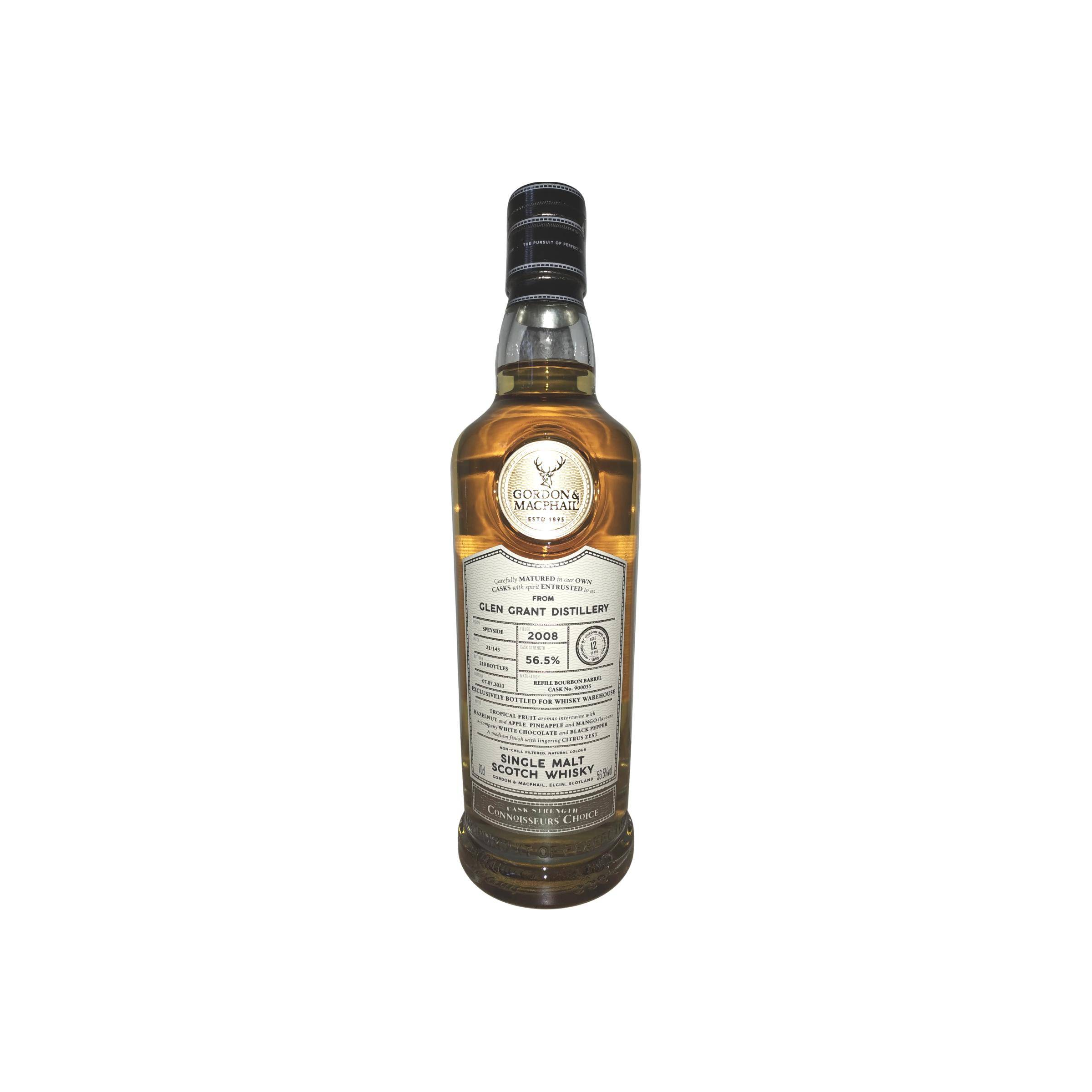Glen Grant Connoisseurs Choice - Cask Strength 2008 12 Years Single Malt Whisky