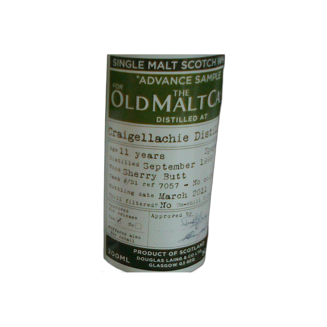 Craigellachie 1999 11 Years Single Malt Whisky
