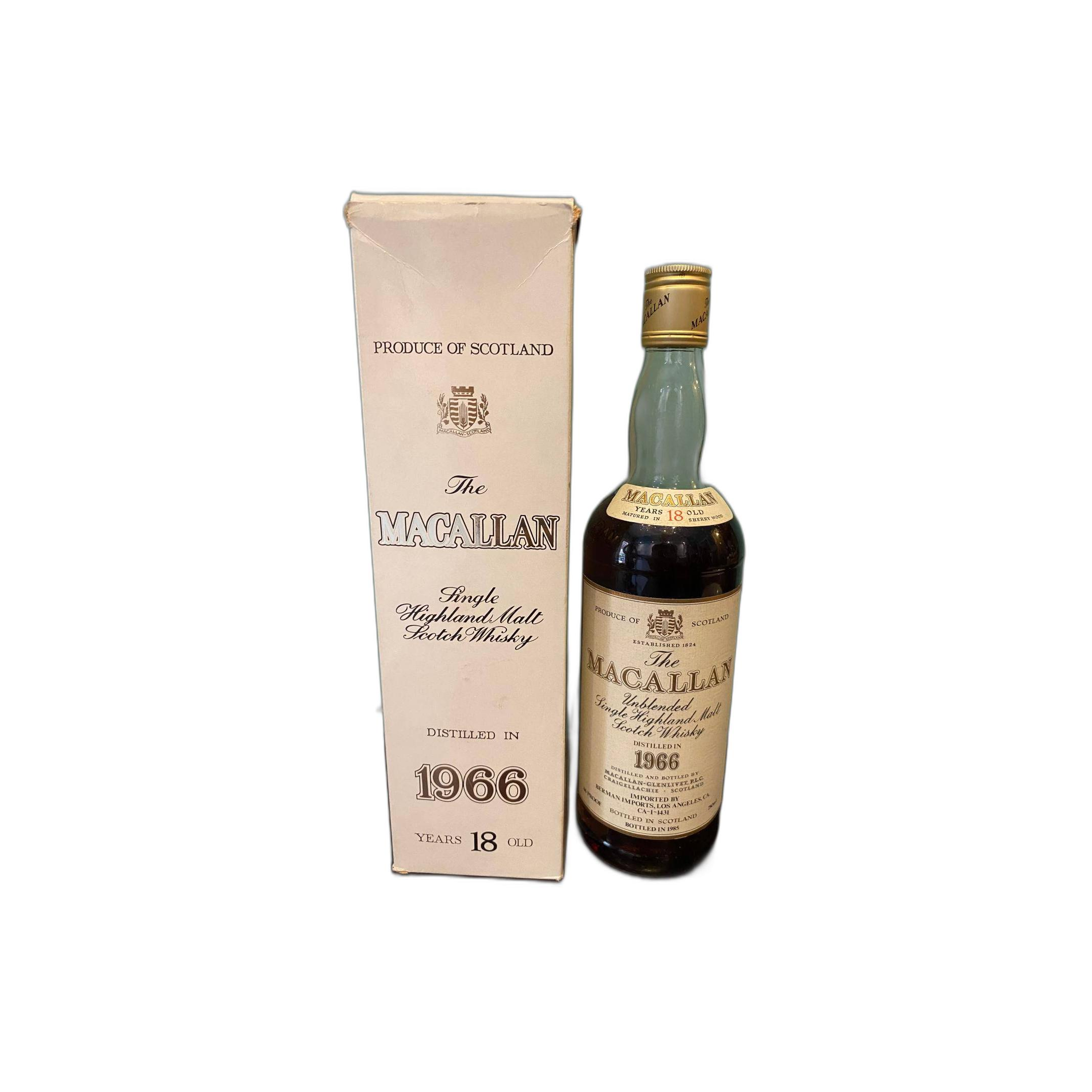 The Macallan 1966 18 Years Single Malt Whisky 2