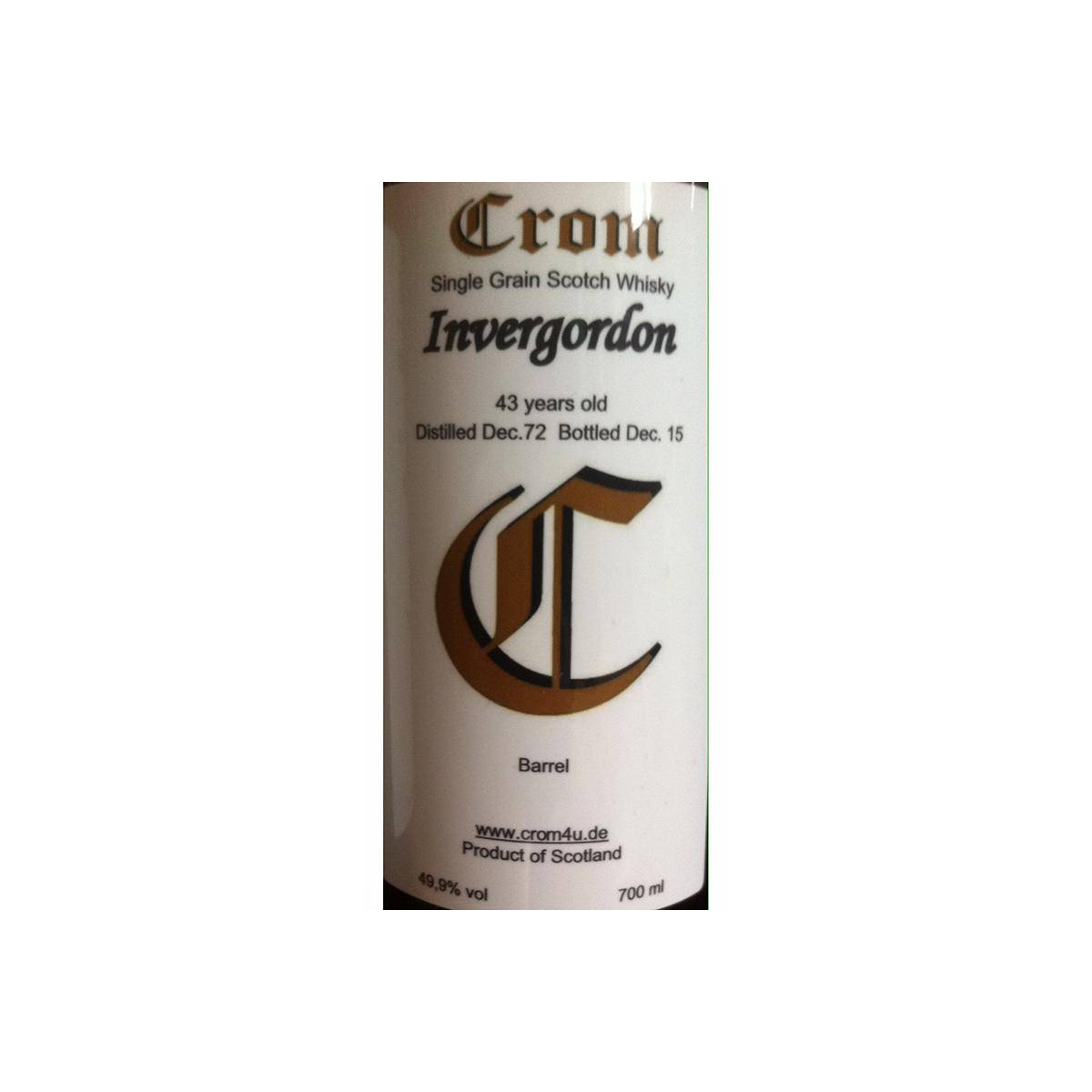 Invergordon 1972 43 Years Single Grain Whisky