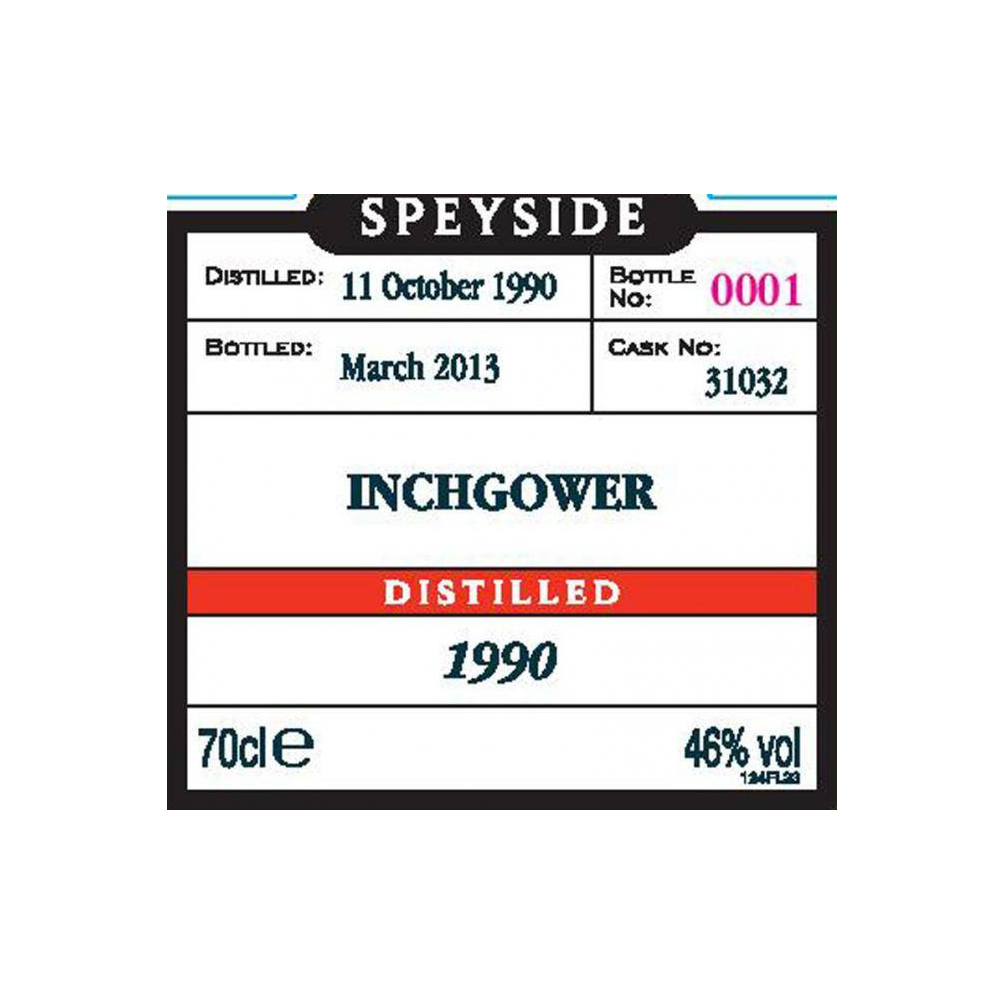 Inchgower 1990 22 Years Single Malt Whisky 2