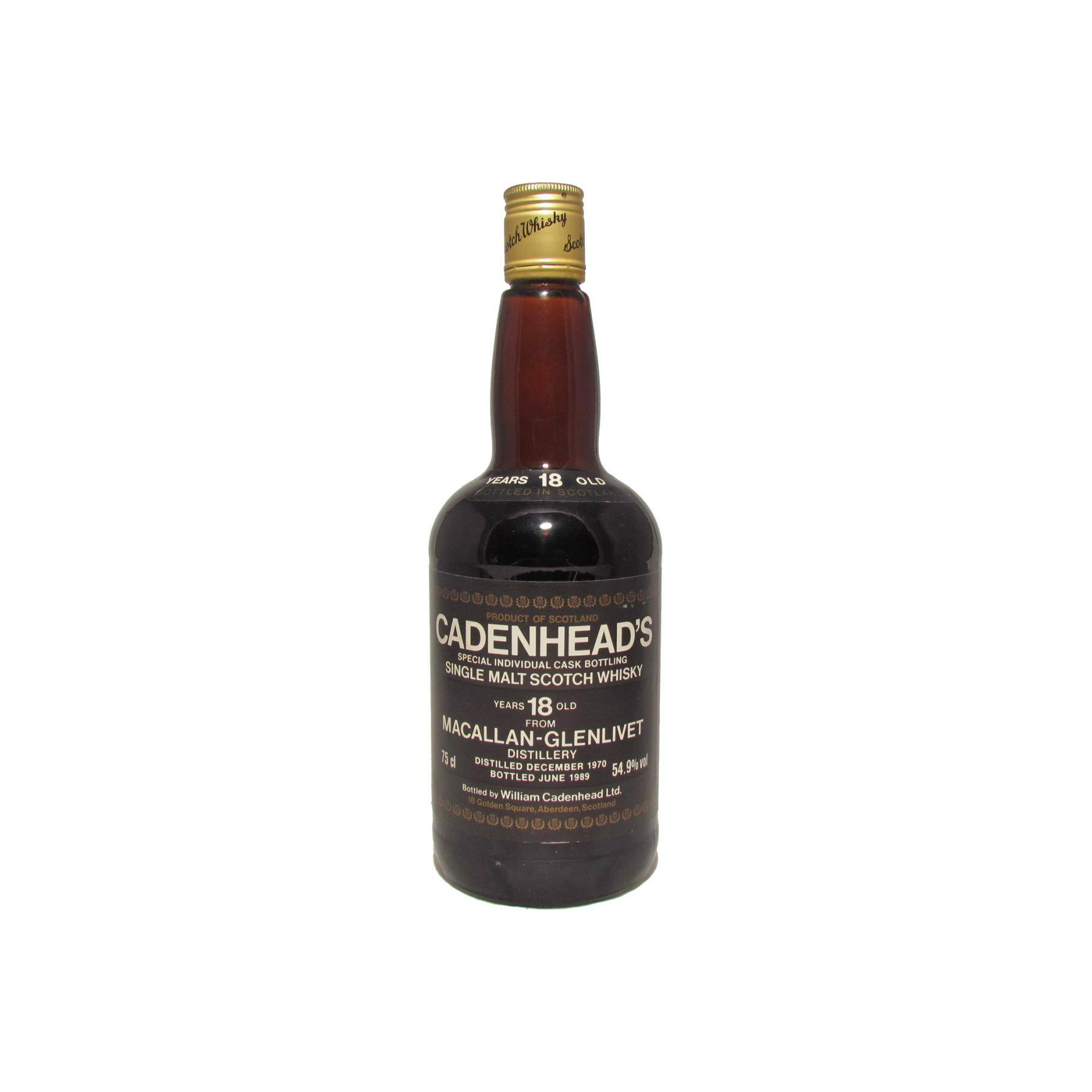 The Macallan 1970 18 Years Single Malt Whisky