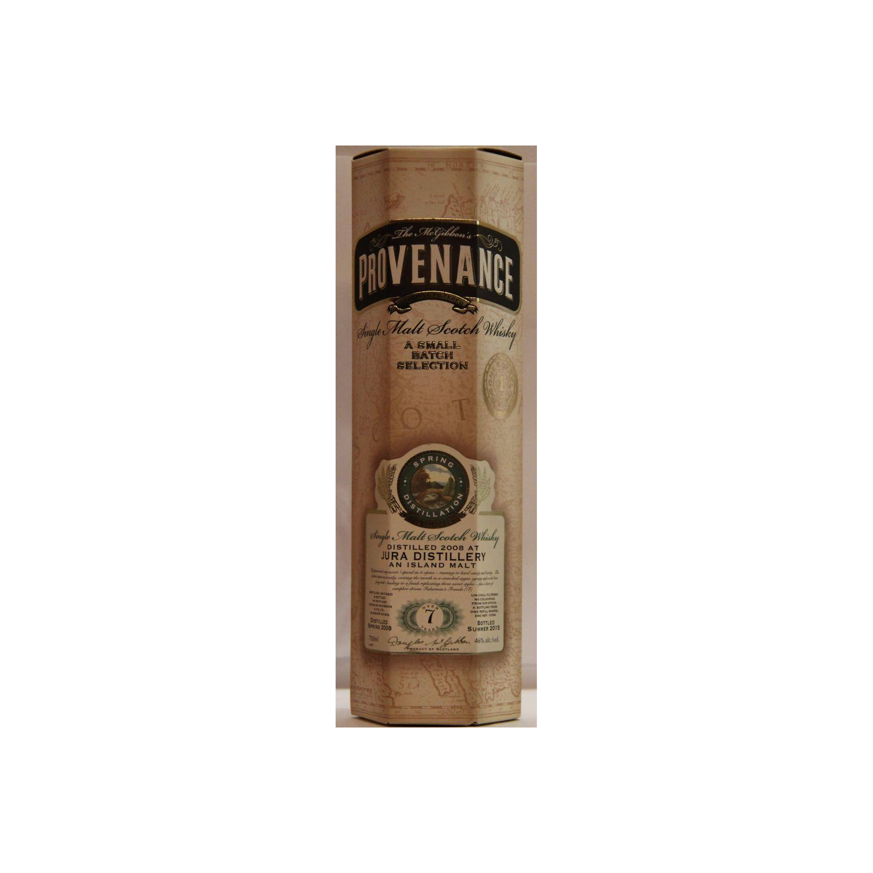Jura McGibbon's Provenance 2008 7 Years Single Malt Whisky 2