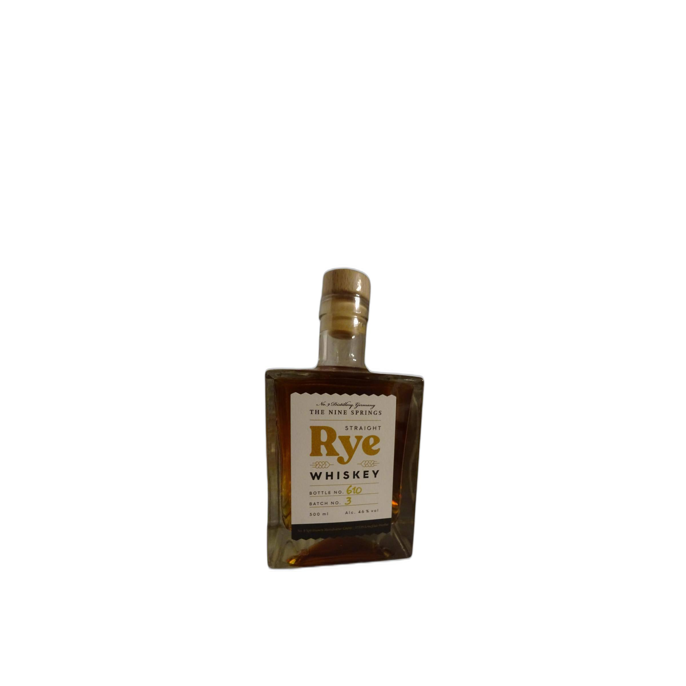 The Nine Springs Straight Rye Whiskey