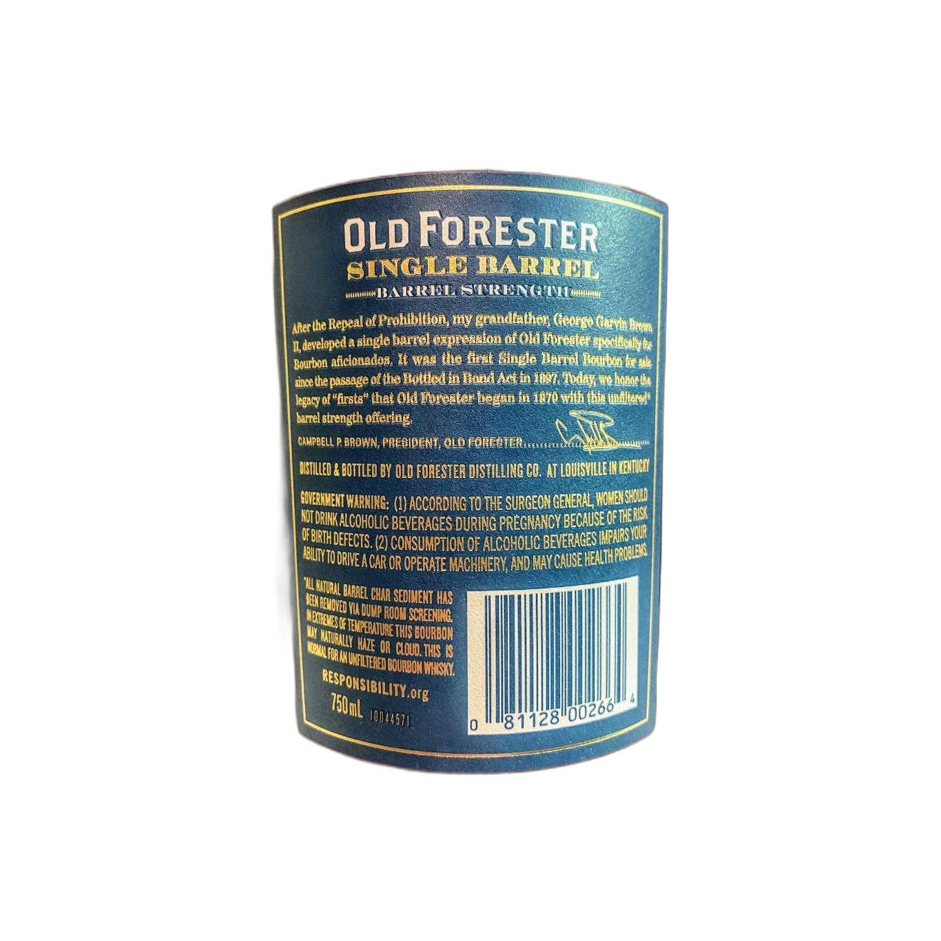 Old Forester Single Barrel 3