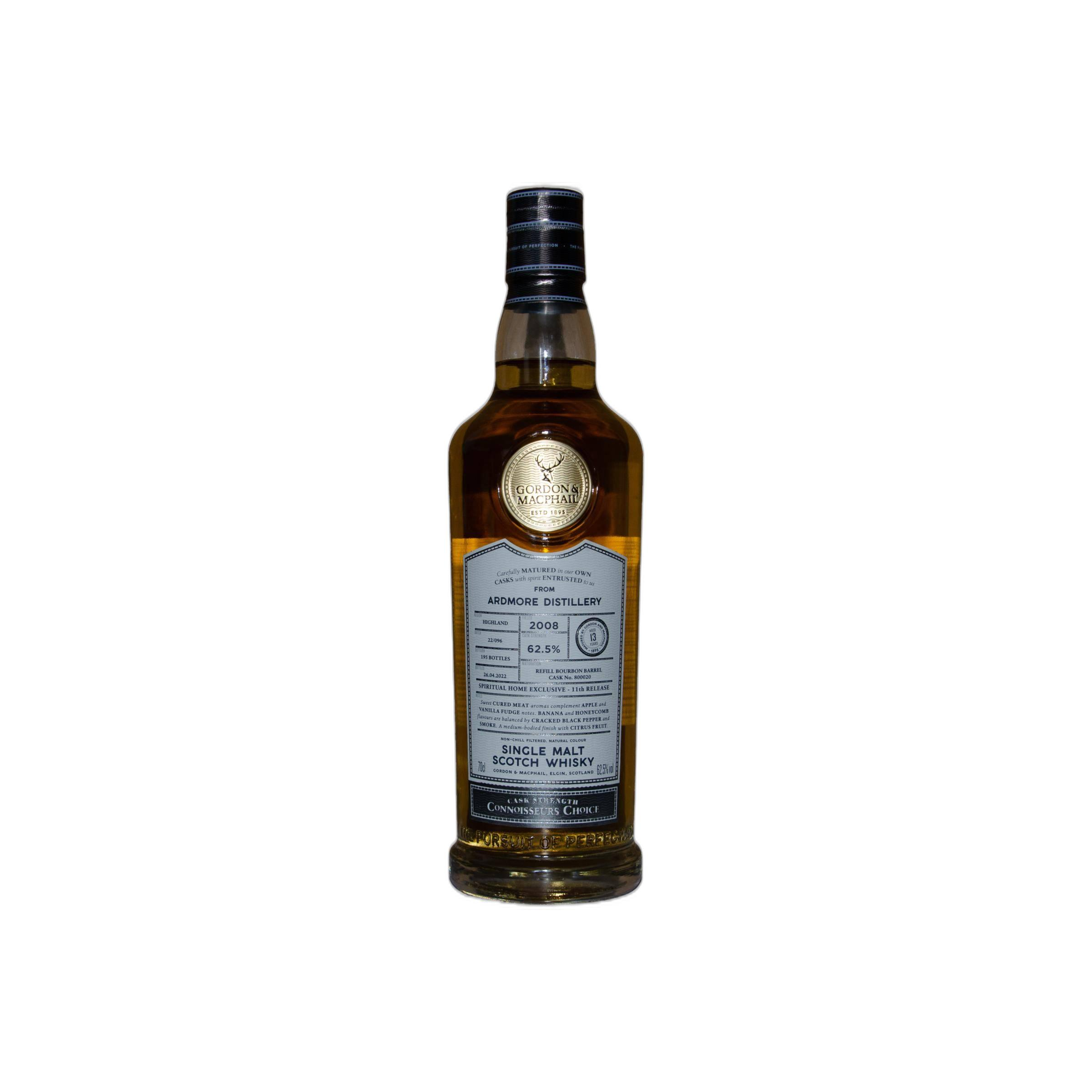 Ardmore Connoisseurs Choice - Cask Strength 2008 13 Years Single Malt Whisky