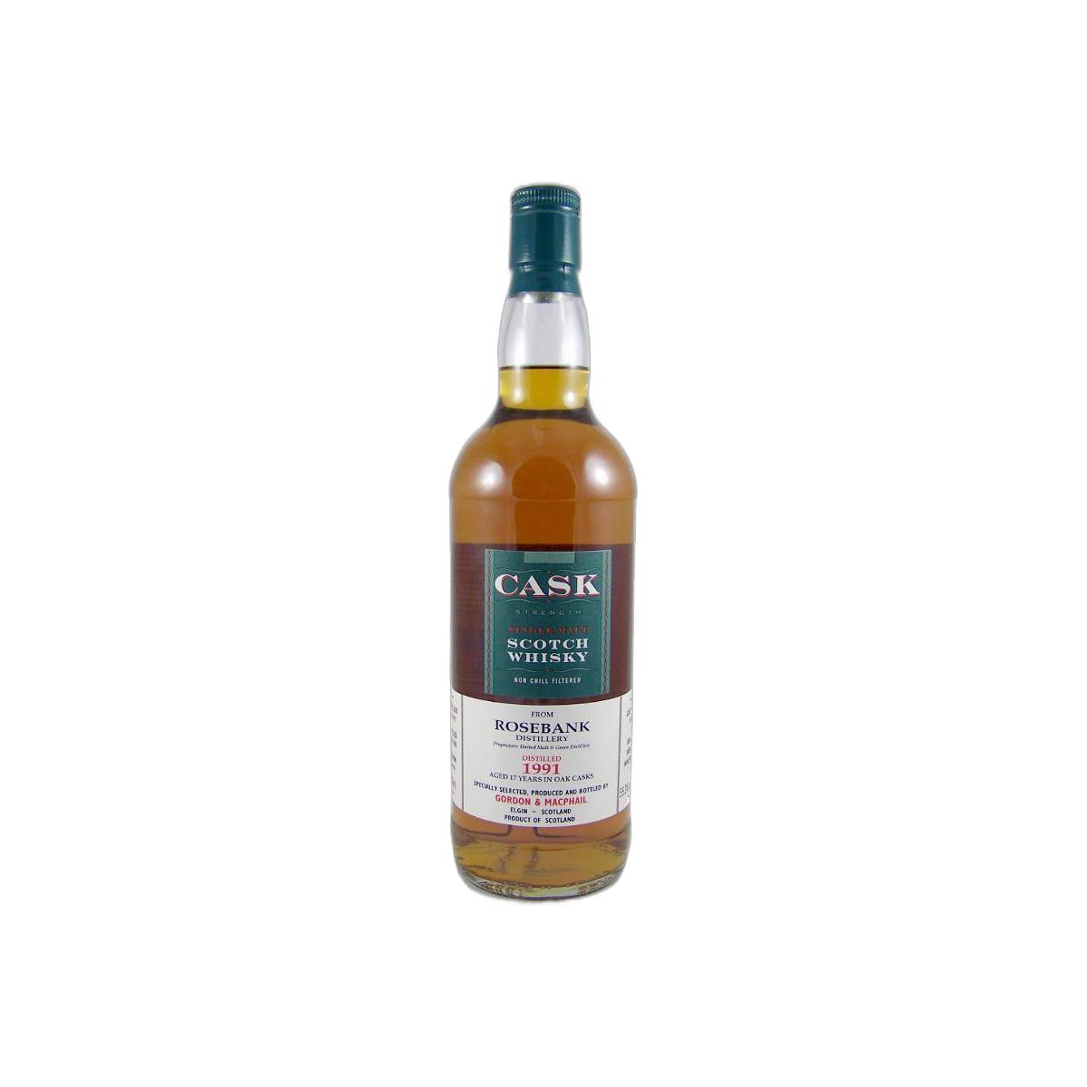 Rosebank Cask Strength Collection 1991 17 Years Single Malt Whisky