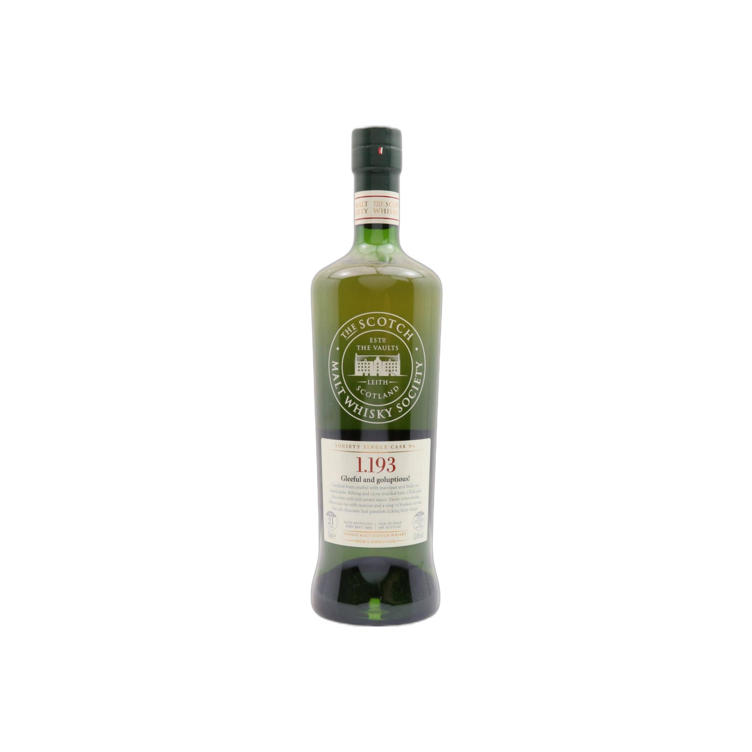 The Scotch Malt Whisky Society 1993 21 Years Single Malt Whisky