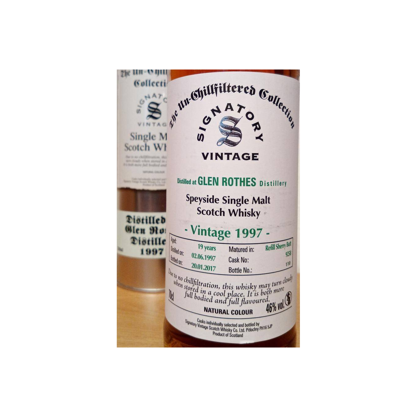 The Glenrothes The Un-Chillfiltered Collection 1997 19 Years Single Malt Whisky 3