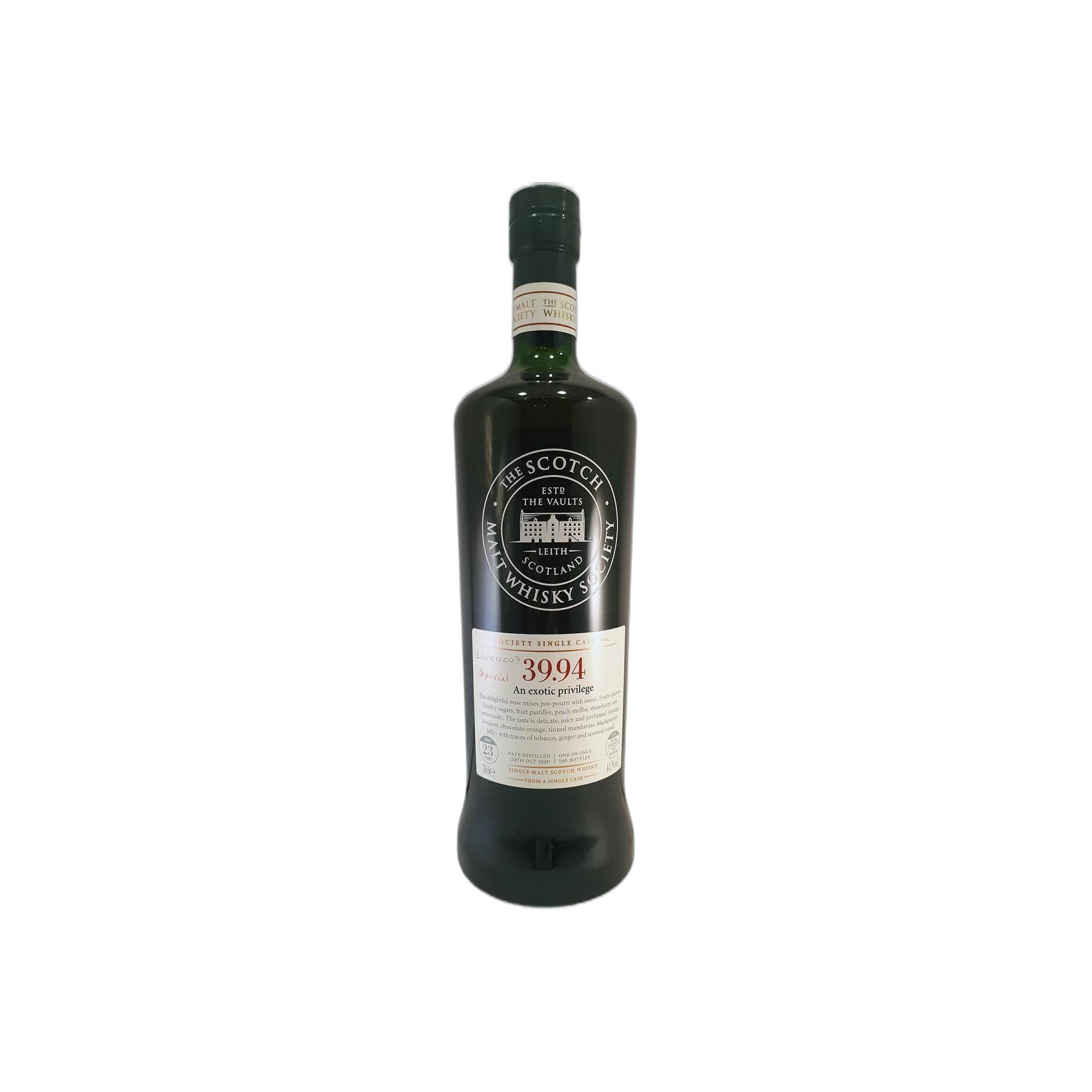 The Scotch Malt Whisky Society 1990 23 Years Single Malt Whisky