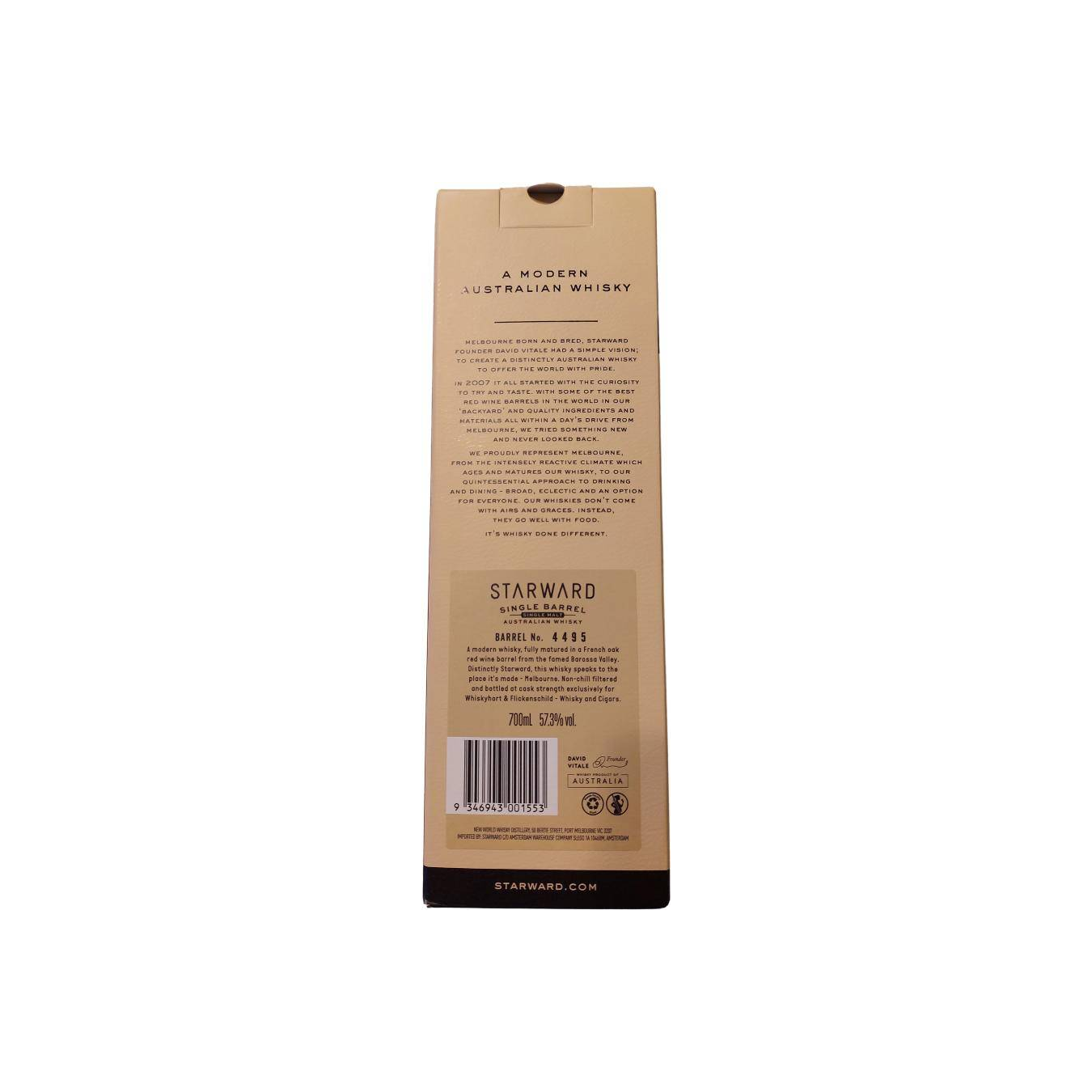 Starward Single Cask 2017 3 Years Single Malt Whisky 3