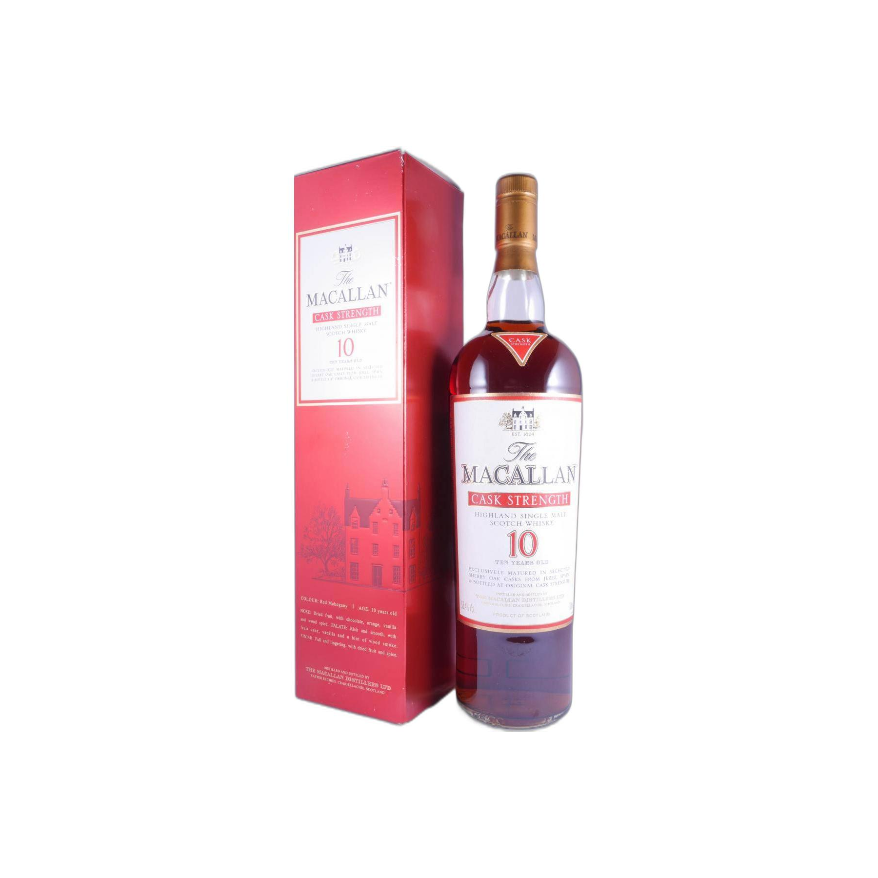 The Macallan Cask Strength Collection 10 Years Single Malt Whisky 2