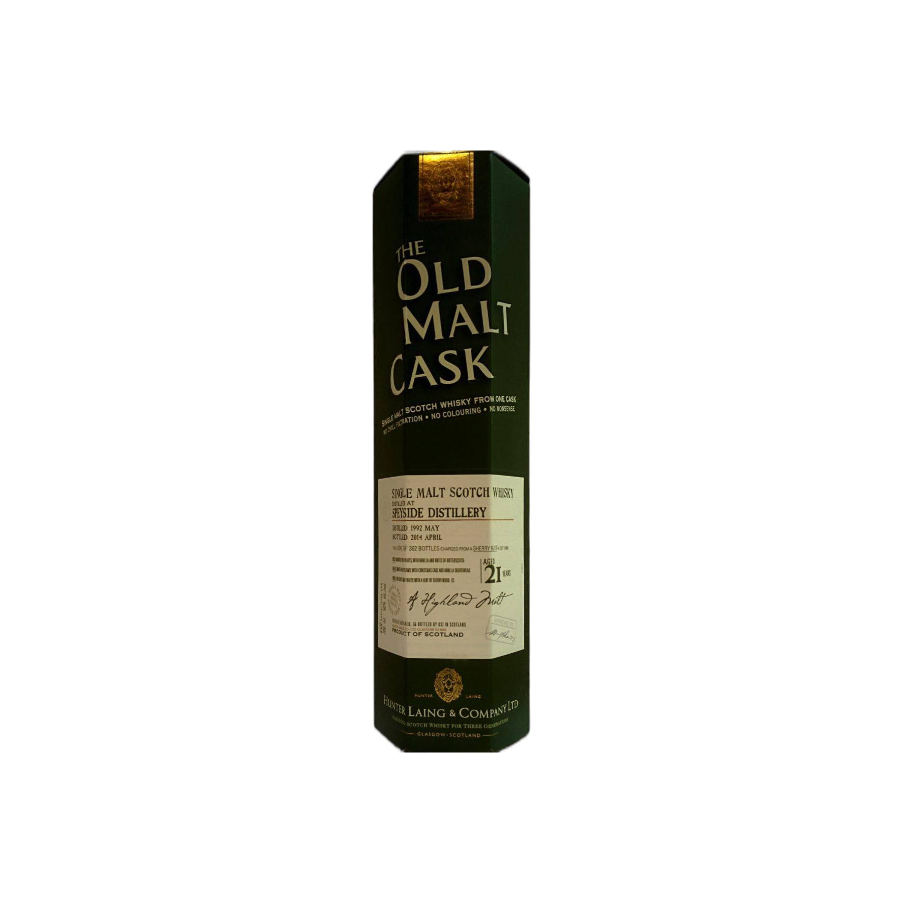 Spey Old Malt Cask 1992 21 Years Single Malt Whisky 2