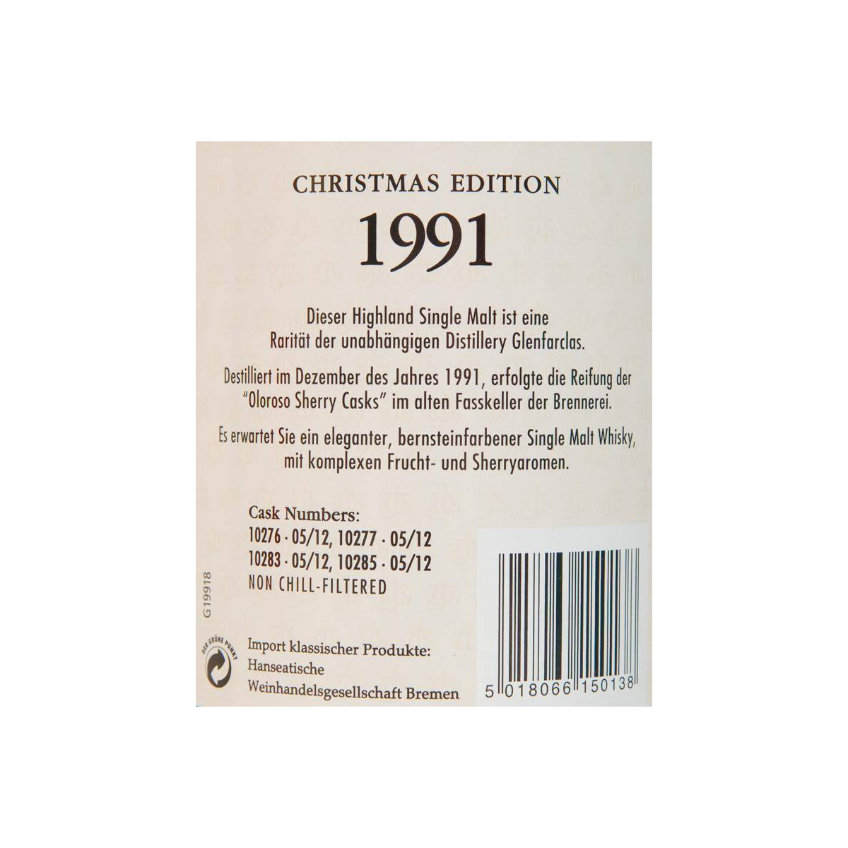 Glenfarclas 1991 23 Years Single Malt Whisky 3