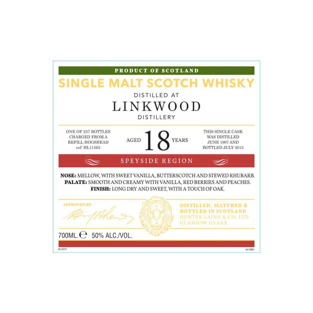 Linkwood Old Malt Cask 1997 18 Years Single Malt Whisky