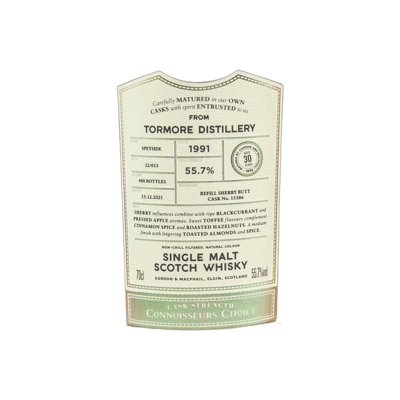 Tormore Connoisseurs Choice - Cask Strength 1991 30 Years Single Malt Whisky 3