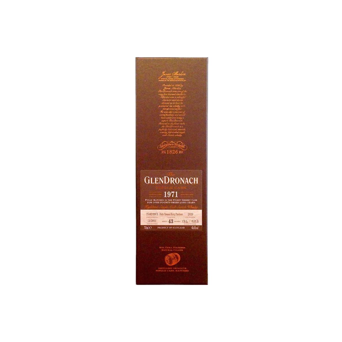 GlenDronach 1971 43 Years Single Malt Whisky 3