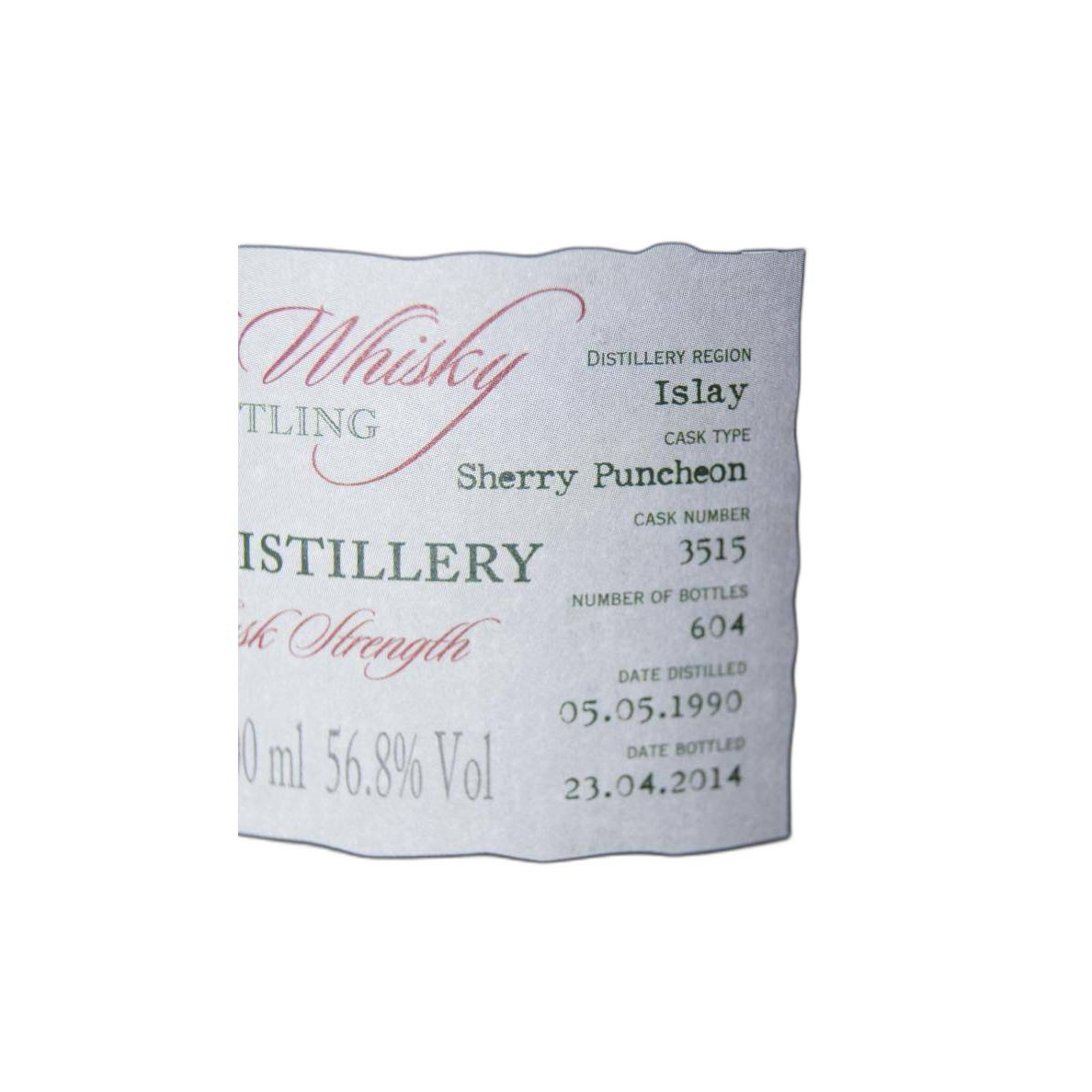 Bunnahabhain Individual Cask Bottling 1990 23 Years Single Malt Whisky 3