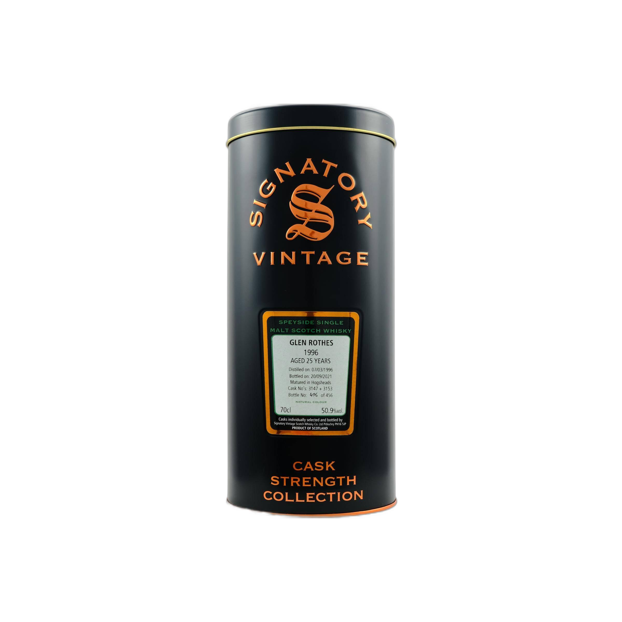The Glenrothes Cask Strength Collection 1996 25 Years Single Malt Whisky 2
