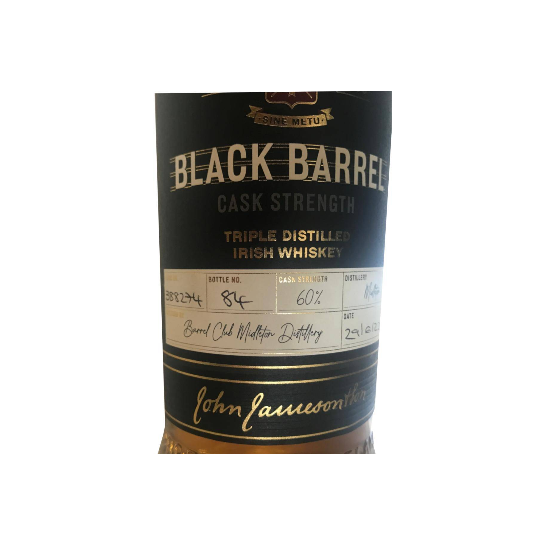 Jameson Cask Strength Collection Blended Whisky 2