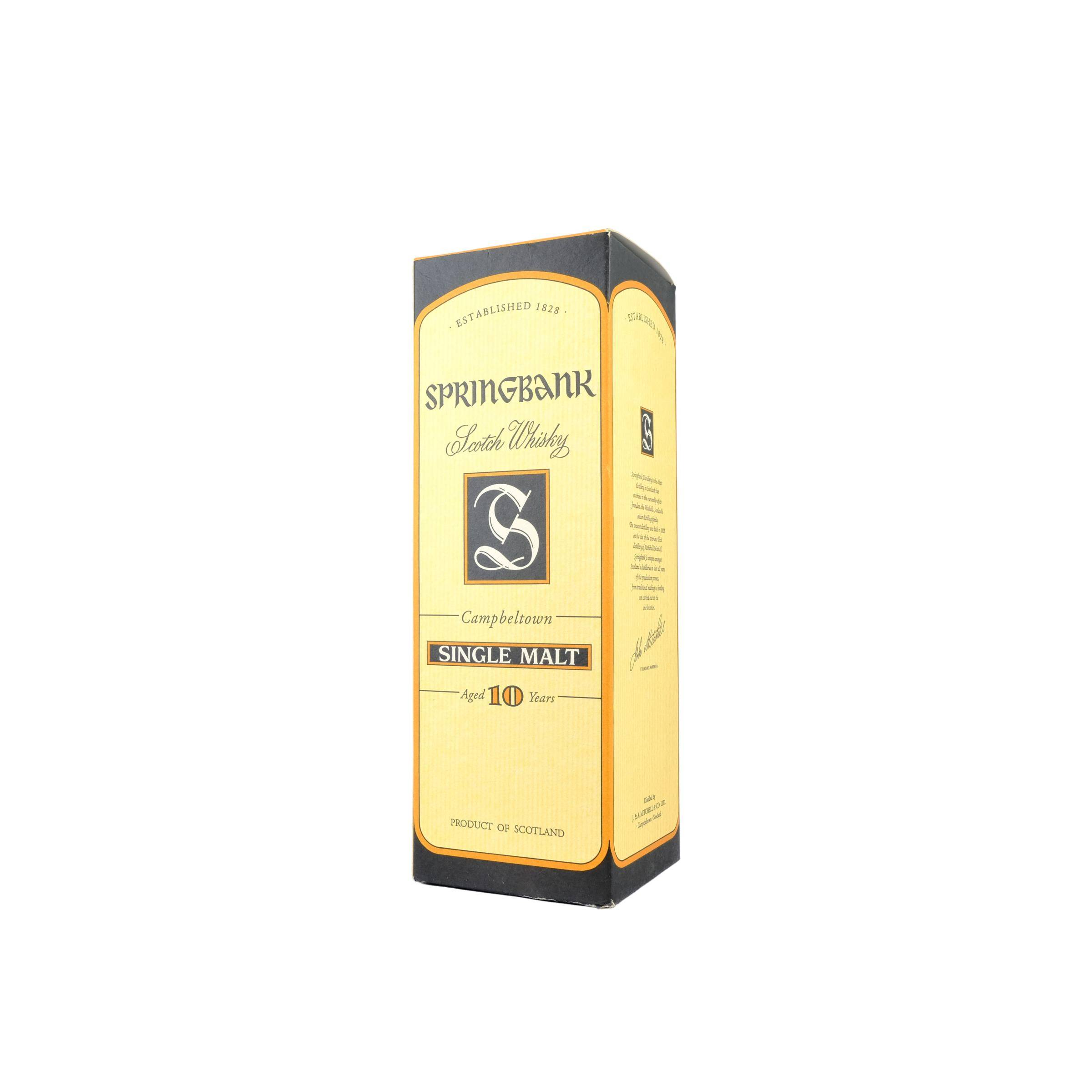 Springbank 10 Years Single Malt Whisky 3
