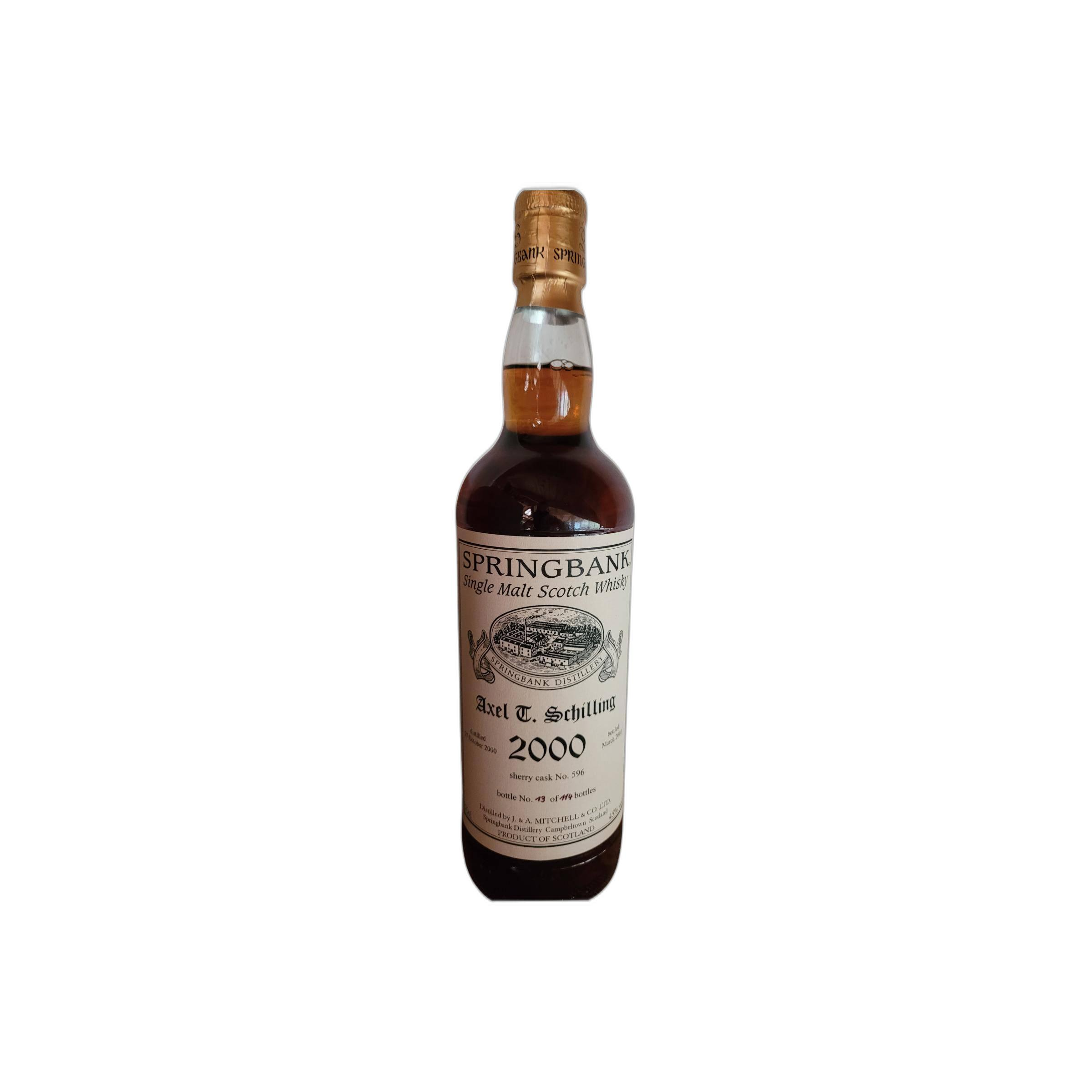 Springbank Private Bottling 2000 9 Years Single Malt Whisky