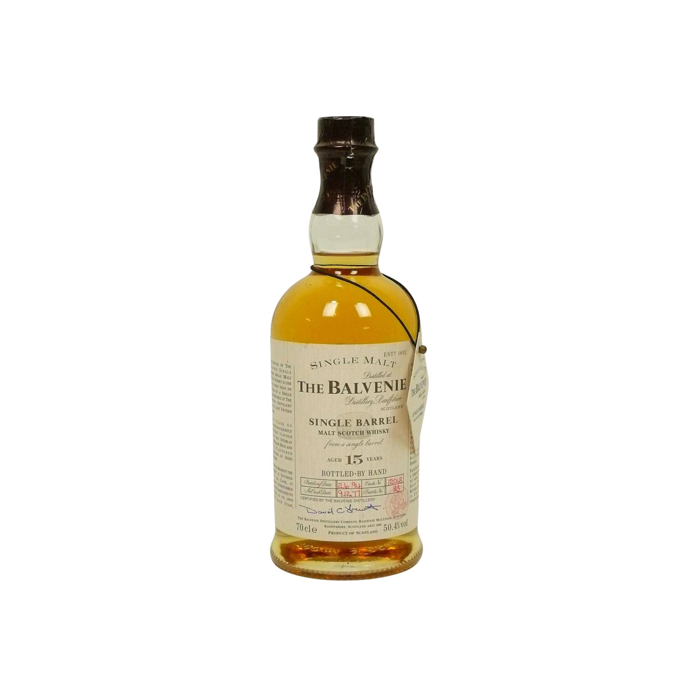 The Balvenie Single Cask 1977 15 Years Single Malt Whisky