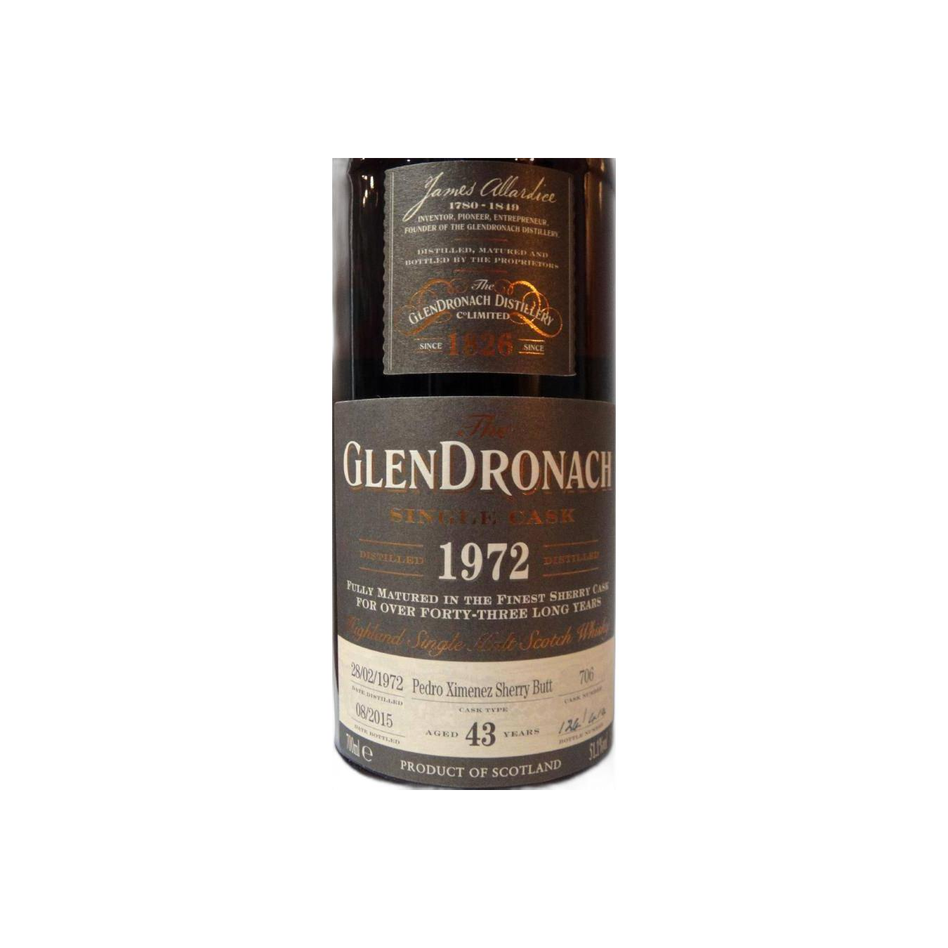 GlenDronach 1972 43 Years Single Malt Whisky 2